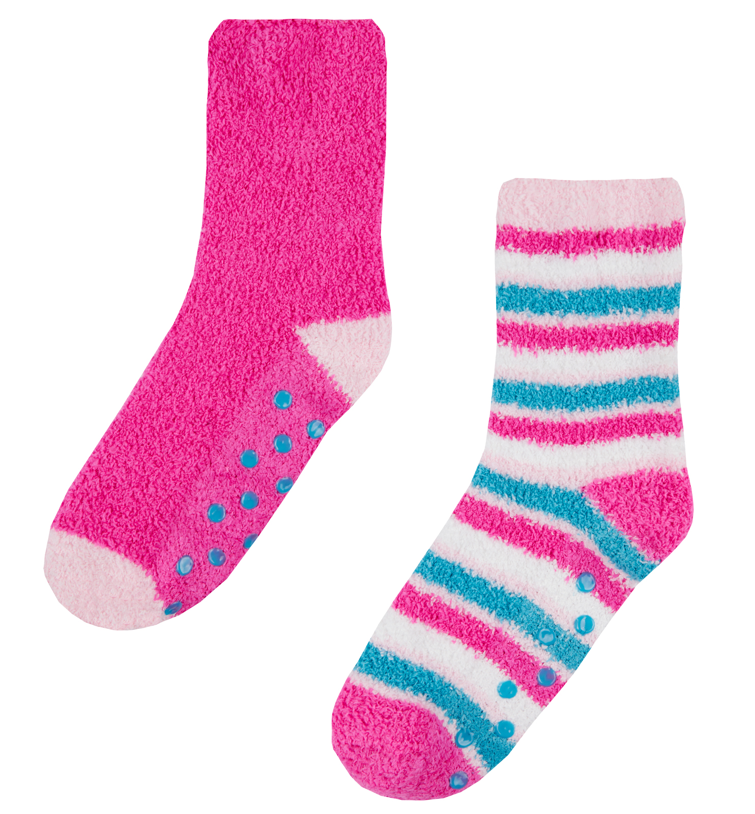 Girls Fun Themed Bed Socks 2 or 3 Pack Cosy Fluffy Slipper Lounge Socks