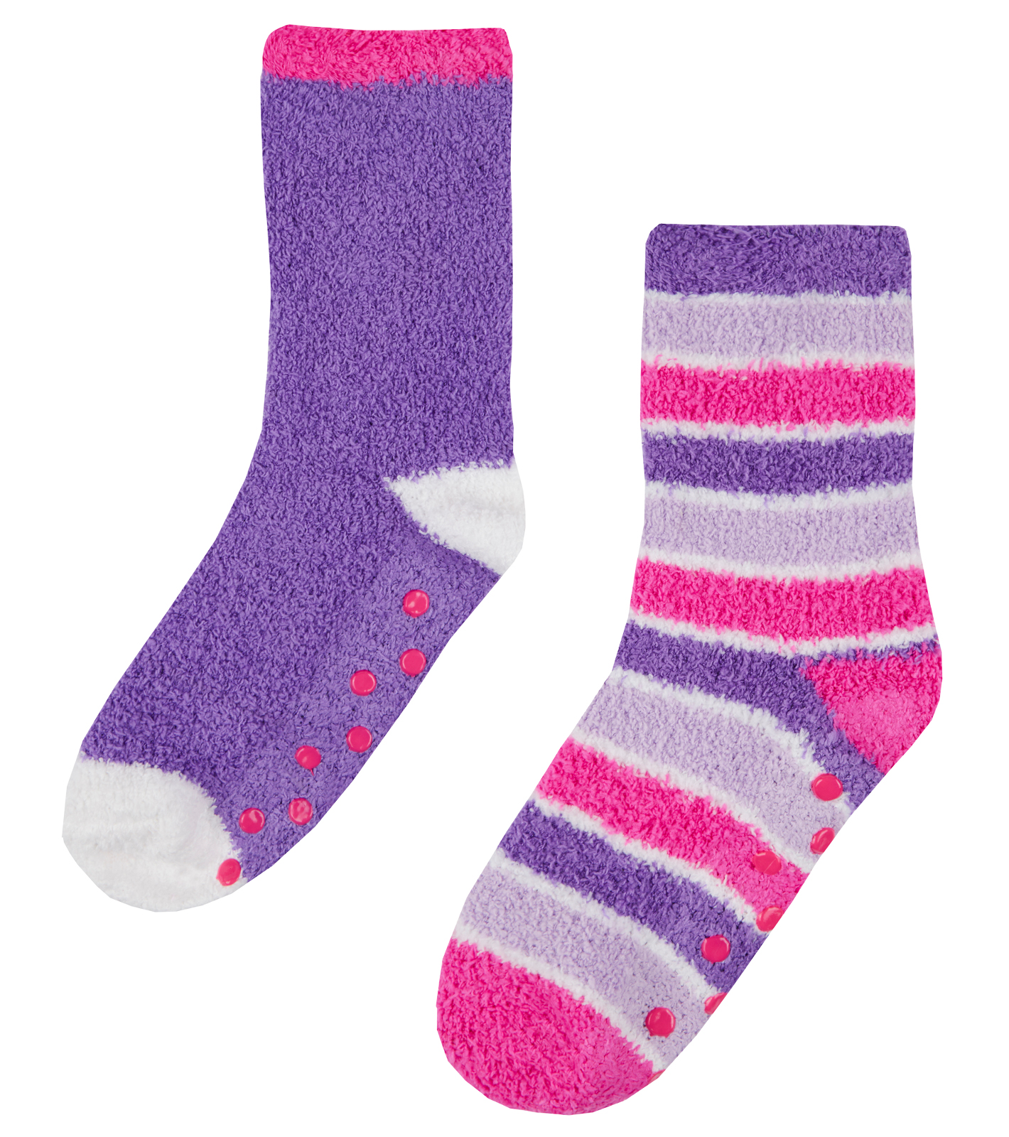 Girls Fun Themed Bed Socks 2 or 3 Pack Cosy Fluffy Slipper Lounge Socks