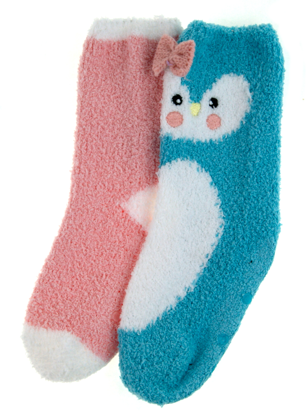 Girls Fun Themed Bed Socks 2 or 3 Pack Cosy Fluffy Slipper Lounge Socks