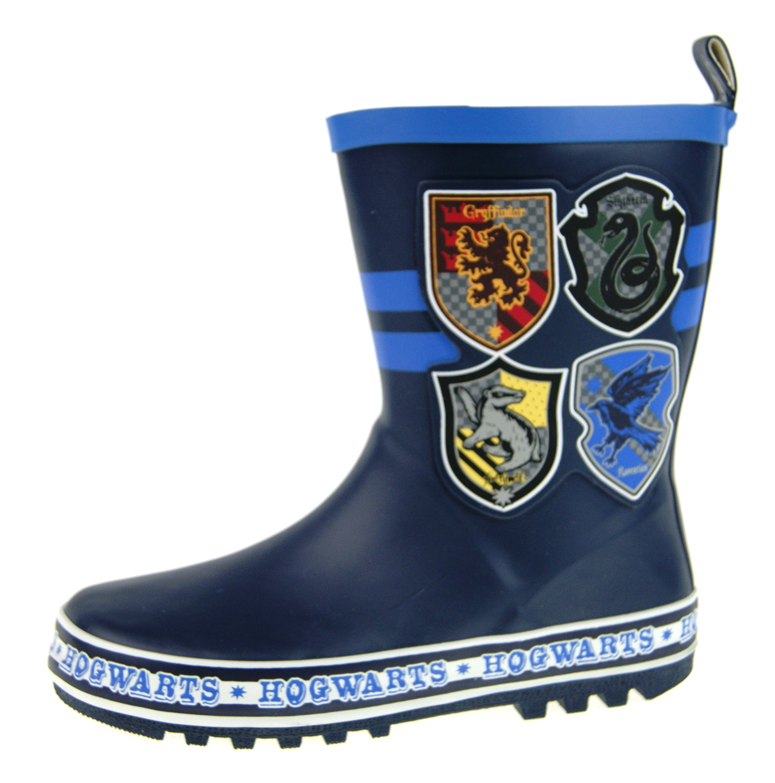 Childs Harry Potter Hogwarts Crest Wellington Boots Kids Wellies Outdoor Shoes