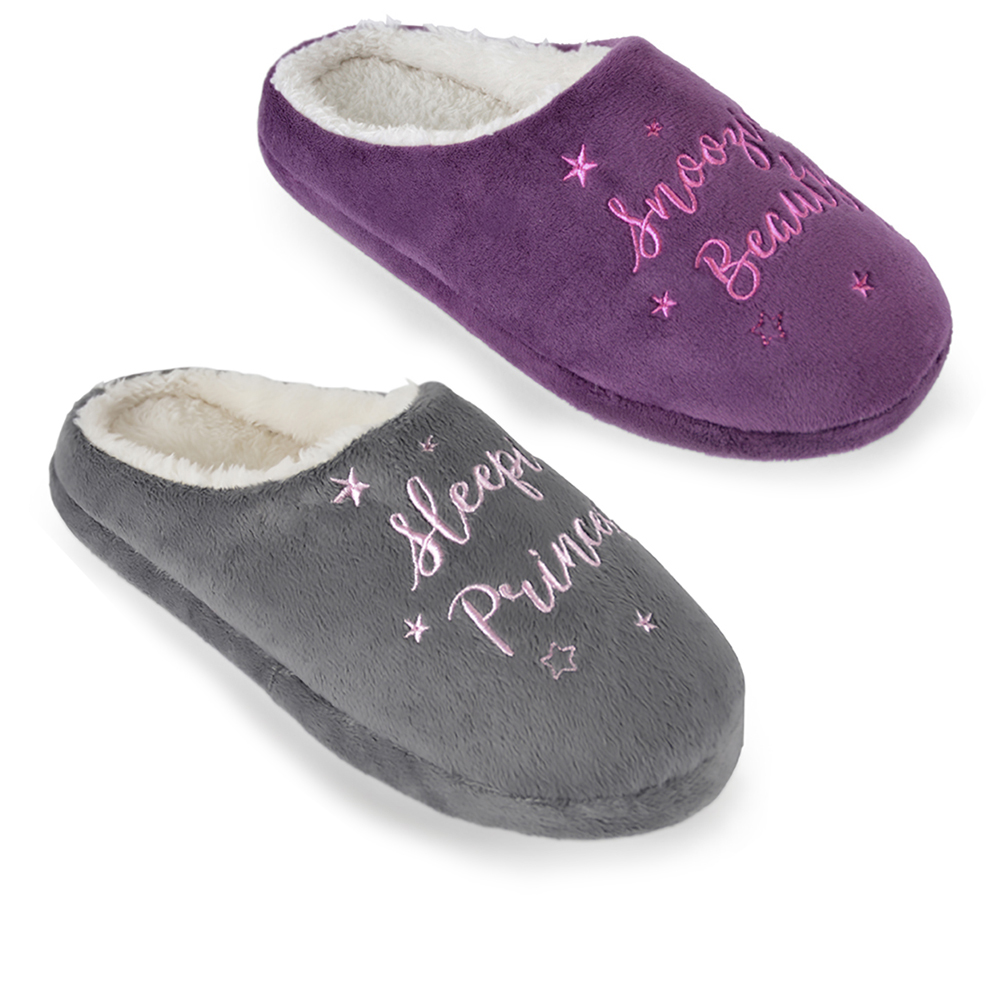 women's fleece lined mules