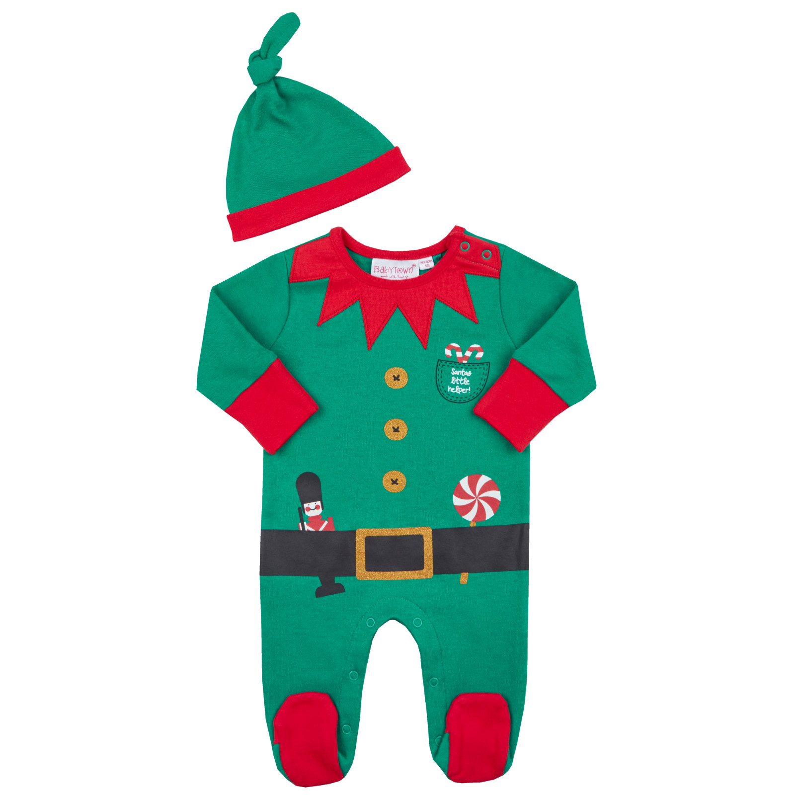 santa sleepsuit