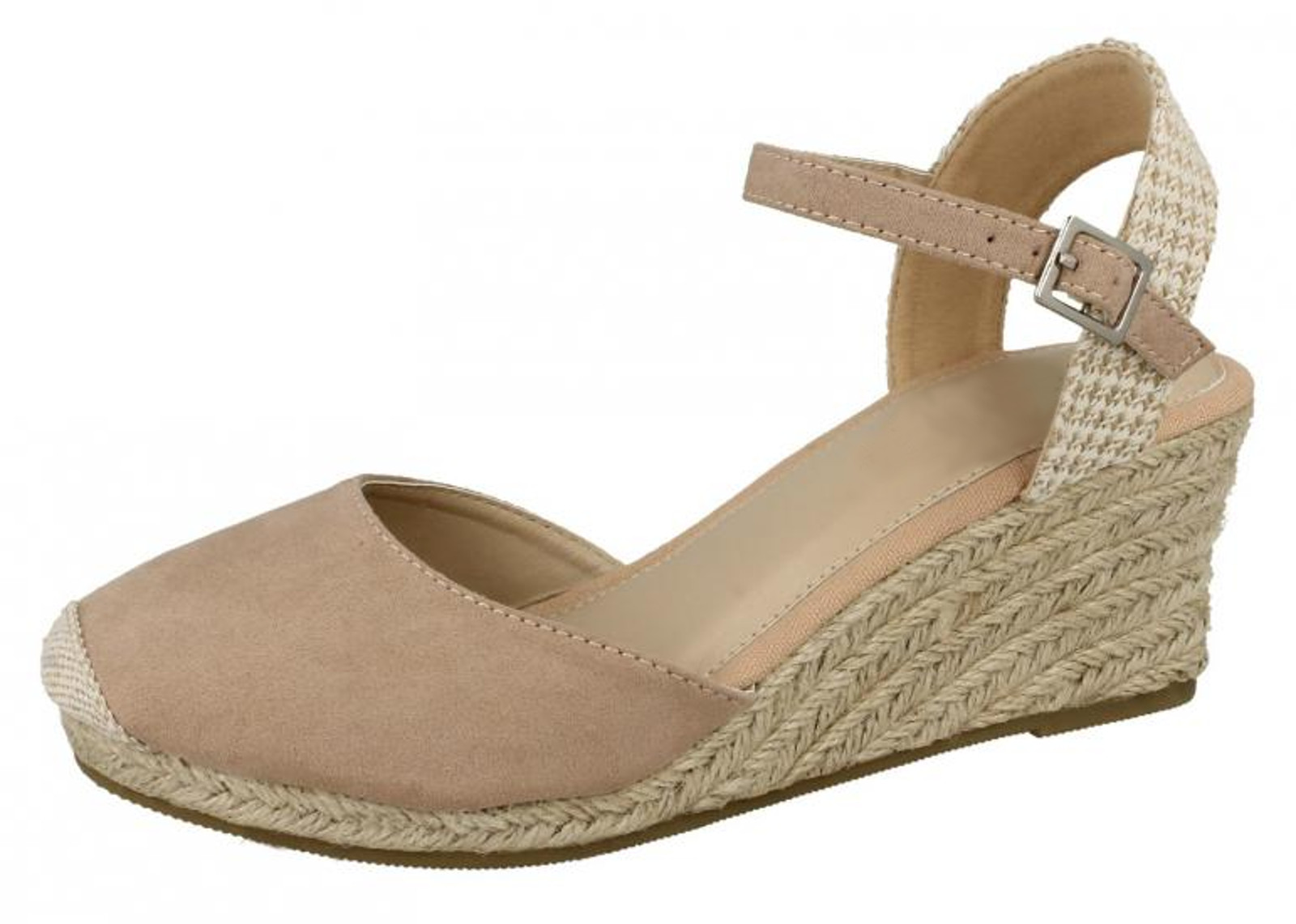 Damen Memory Foam Keilabsatz Sandalen Damen High Heel Hessische Wedges Sommerschuhe - Bild 64 von 88