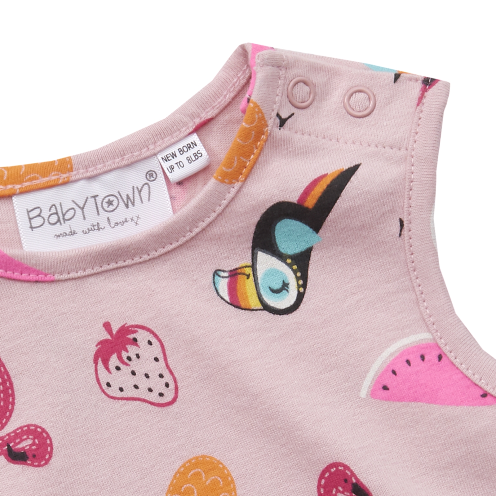 Baby Girls Cotton Sleeveless Summer Skater Dress Newborn Outfit Baby Shower Gift - Picture 7 of 11