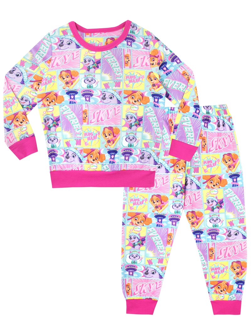 paw patrol fleece pajamas