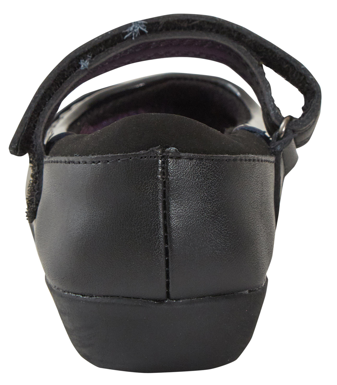Girls Leather School Shoes Mary Jane Scuff Resistant Black Patent Party Shoes - Picture 9 of 23