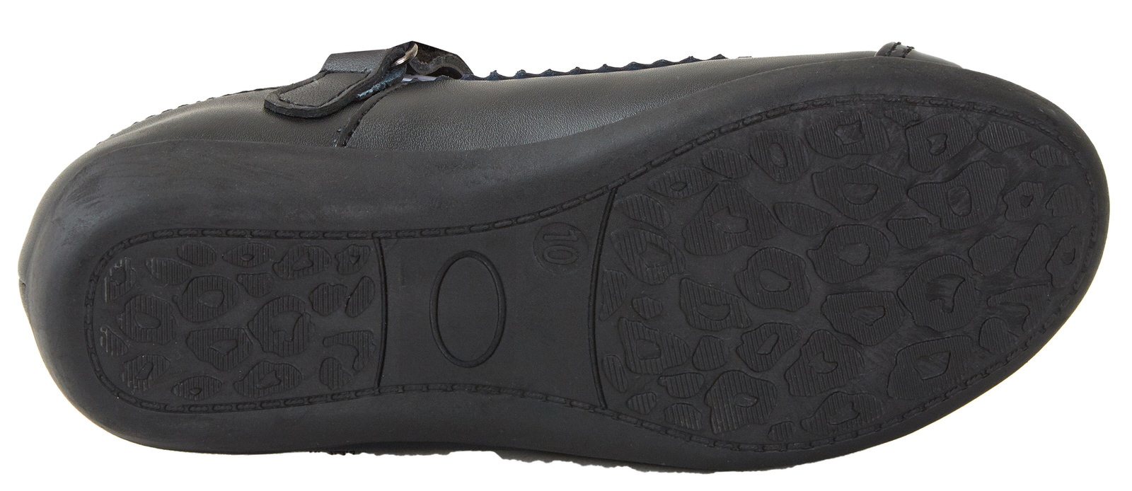 Girls Leather School Shoes Mary Jane Scuff Resistant Black Patent Party Shoes - Picture 10 of 23