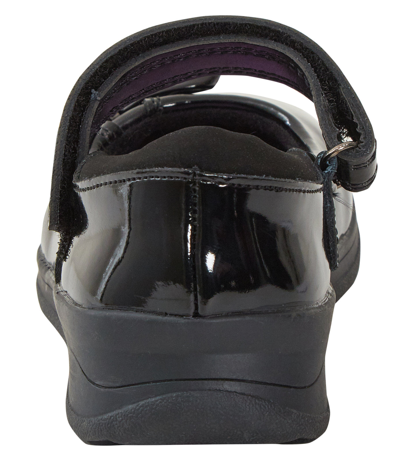 Girls Leather School Shoes Mary Jane Scuff Resistant Black Patent Party Shoes - Picture 19 of 23