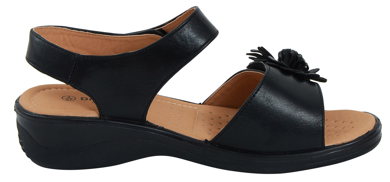 ladies wide fit adjustable sandals