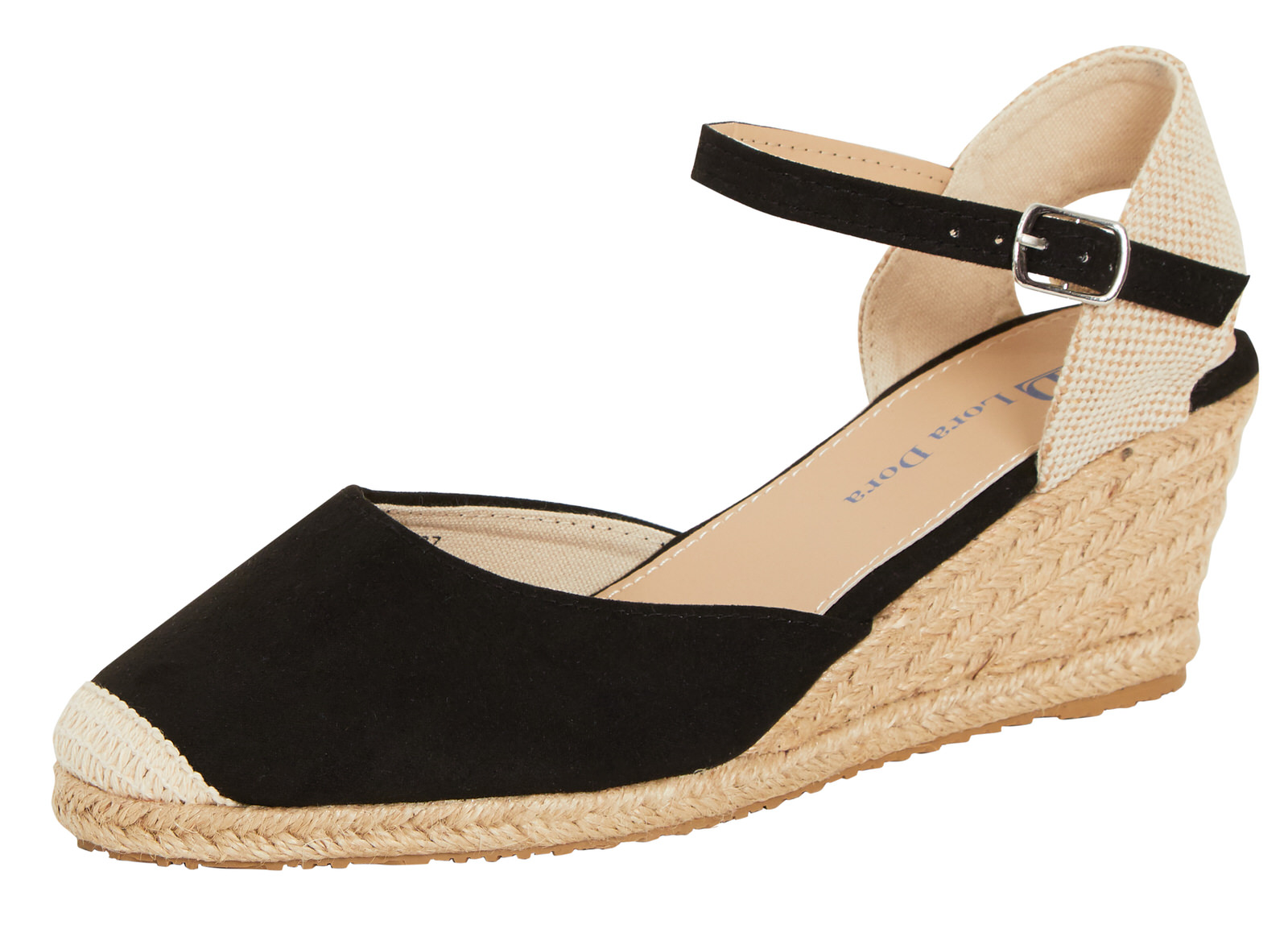 Damen Memory Foam Keilabsatz Sandalen Damen High Heel Hessische Wedges Sommerschuhe - Bild 48 von 88