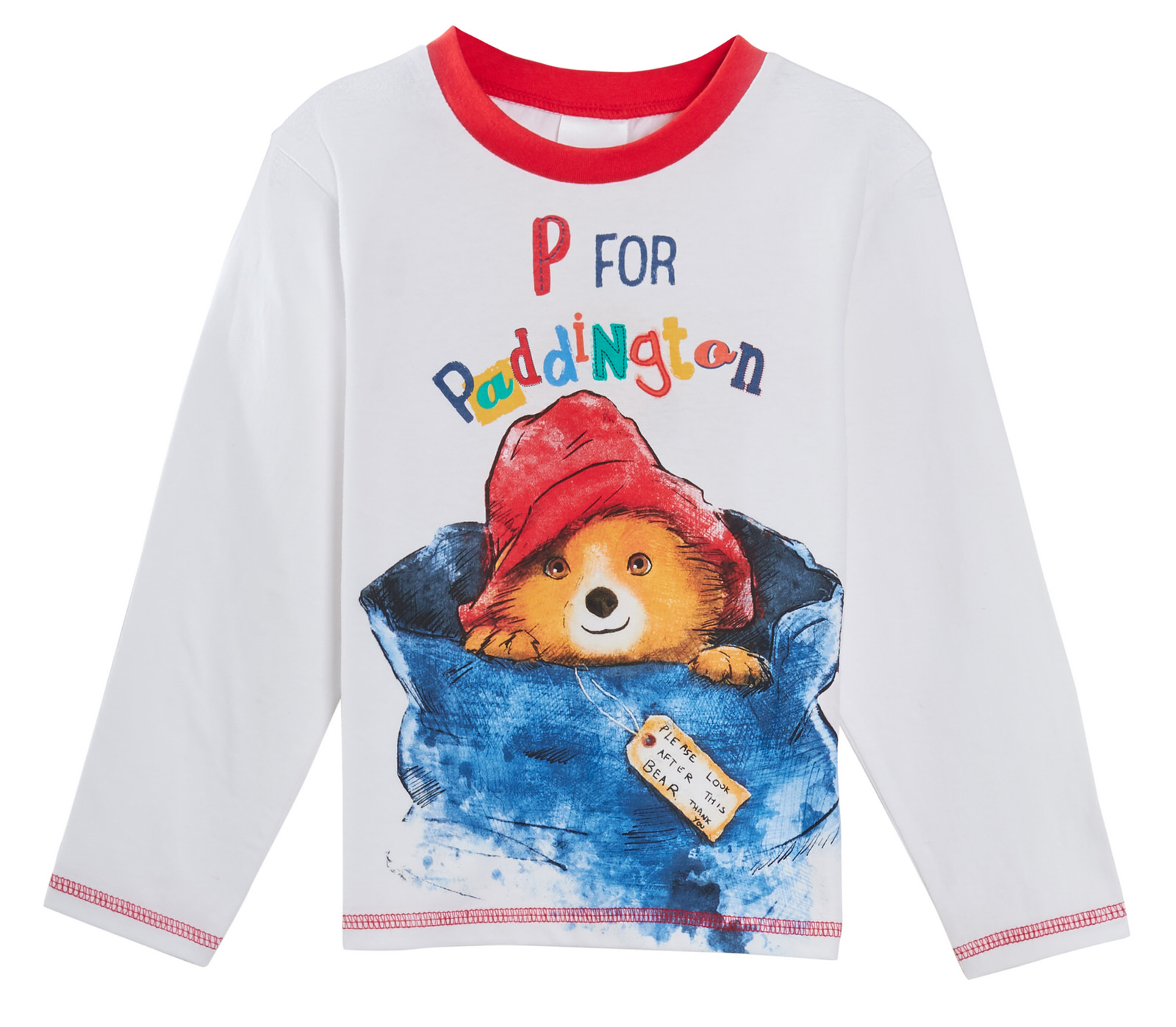 Paddington Bear Pyjamas Kids Full Length Long Sleeve Boys Girls Unisex Pjs Set - Picture 7 of 40