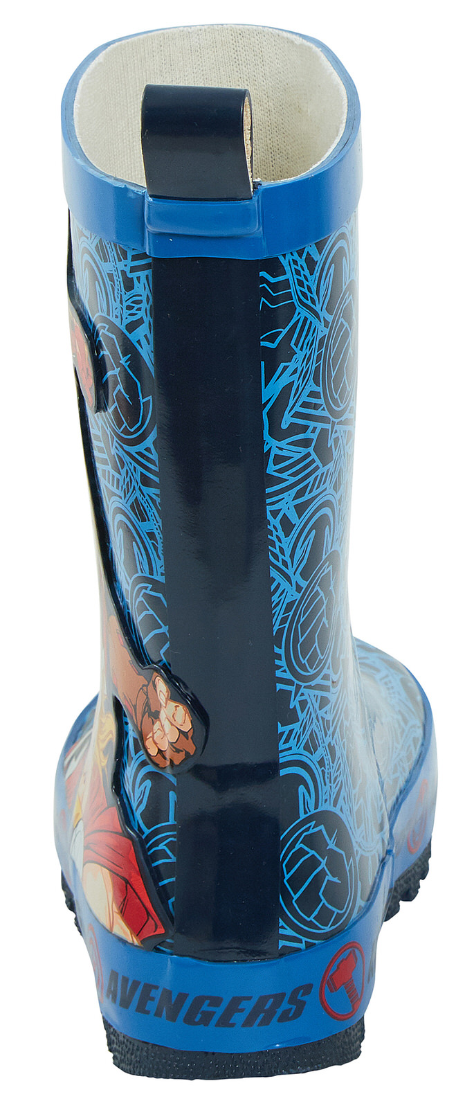 Marvel Avengers 3D Rubber Wellington Boots Kids Super Hero Snow Rain Wellies - Picture 8 of 20