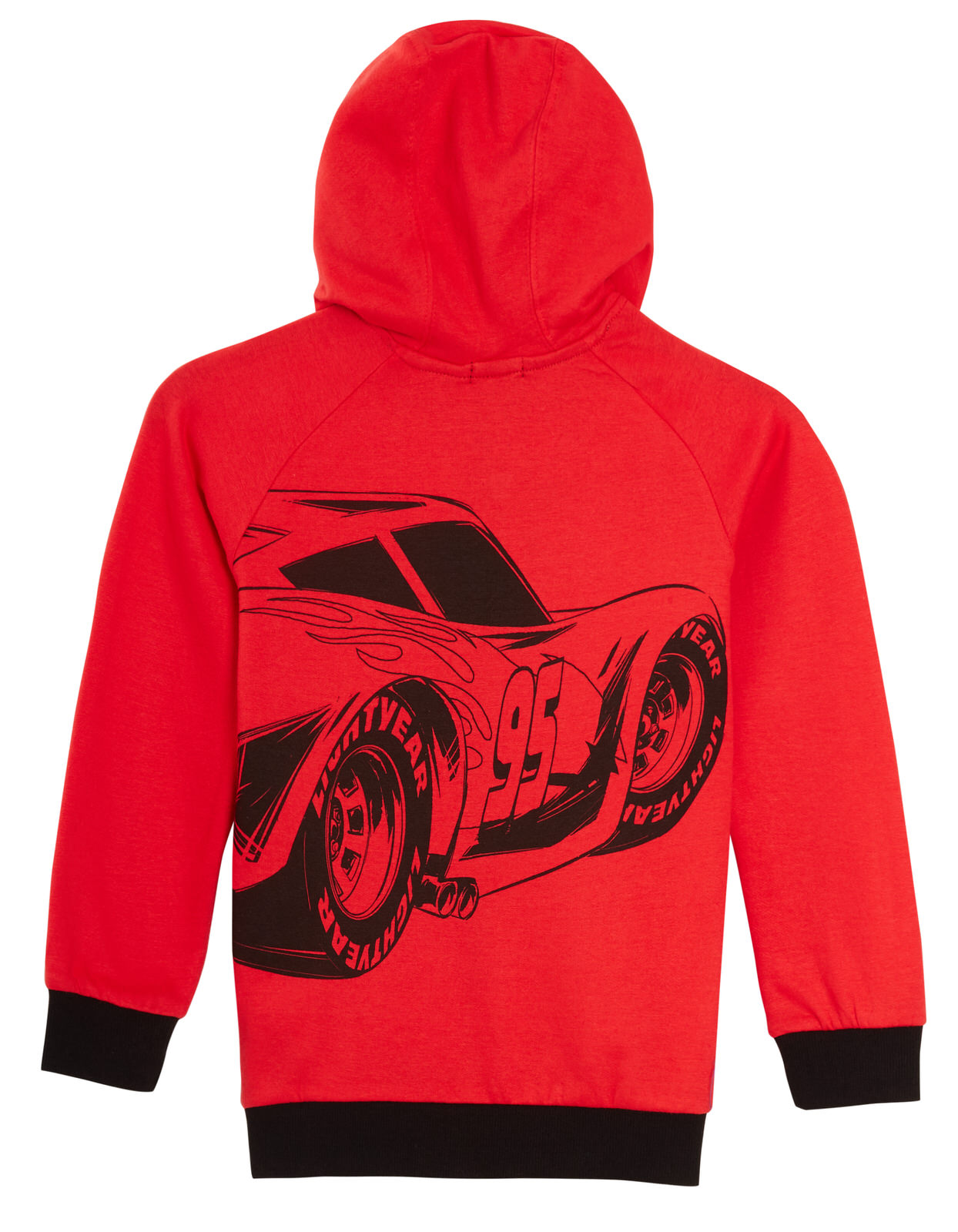 Disney Cars Boys Hooded Jacket Lightning McQueen Kids Zip Hoodie Jumper Size - Picture 14 of 30