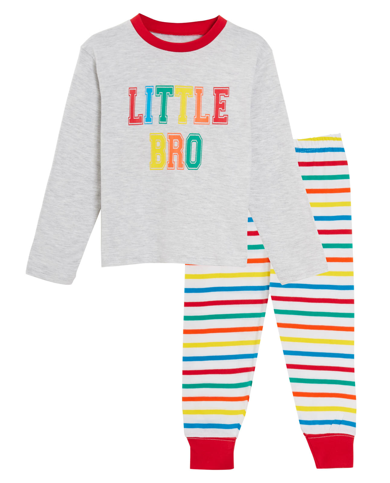 Boys Girls Kids Matching Family Pyjamas Big Bro Little Sis Brother Sister Pjs - Picture 36 of 49
