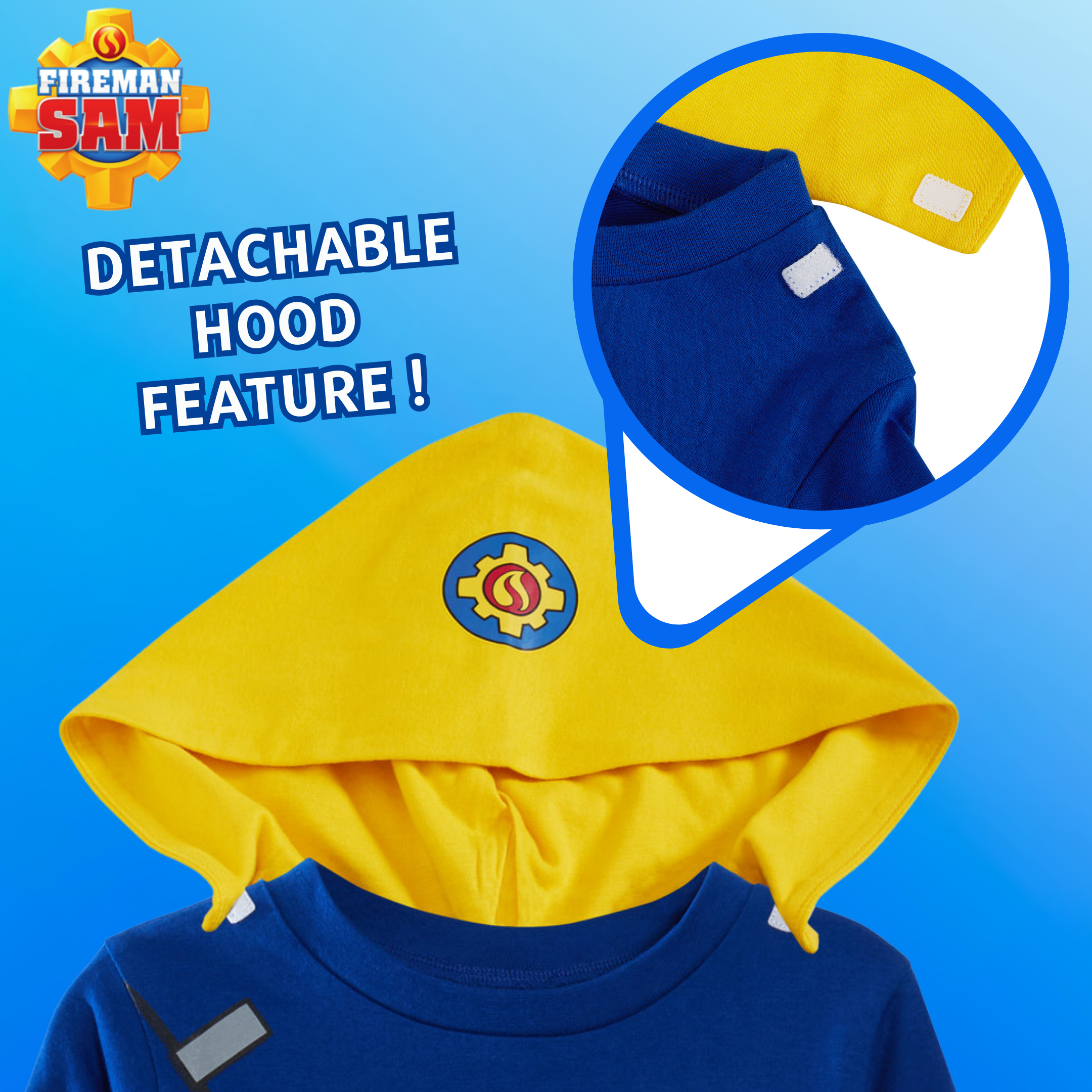 Boys Novelty Fireman Sam Dress Up Pyjamas Kids Full Length Character Pjs Size - Picture 34 of 68