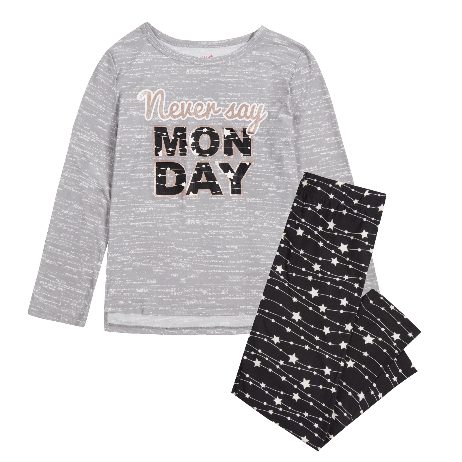 Girls Slogan Pyjamas Childrens Pjs Kids Tweens Teens Soft Luxury Lounge Set Gift