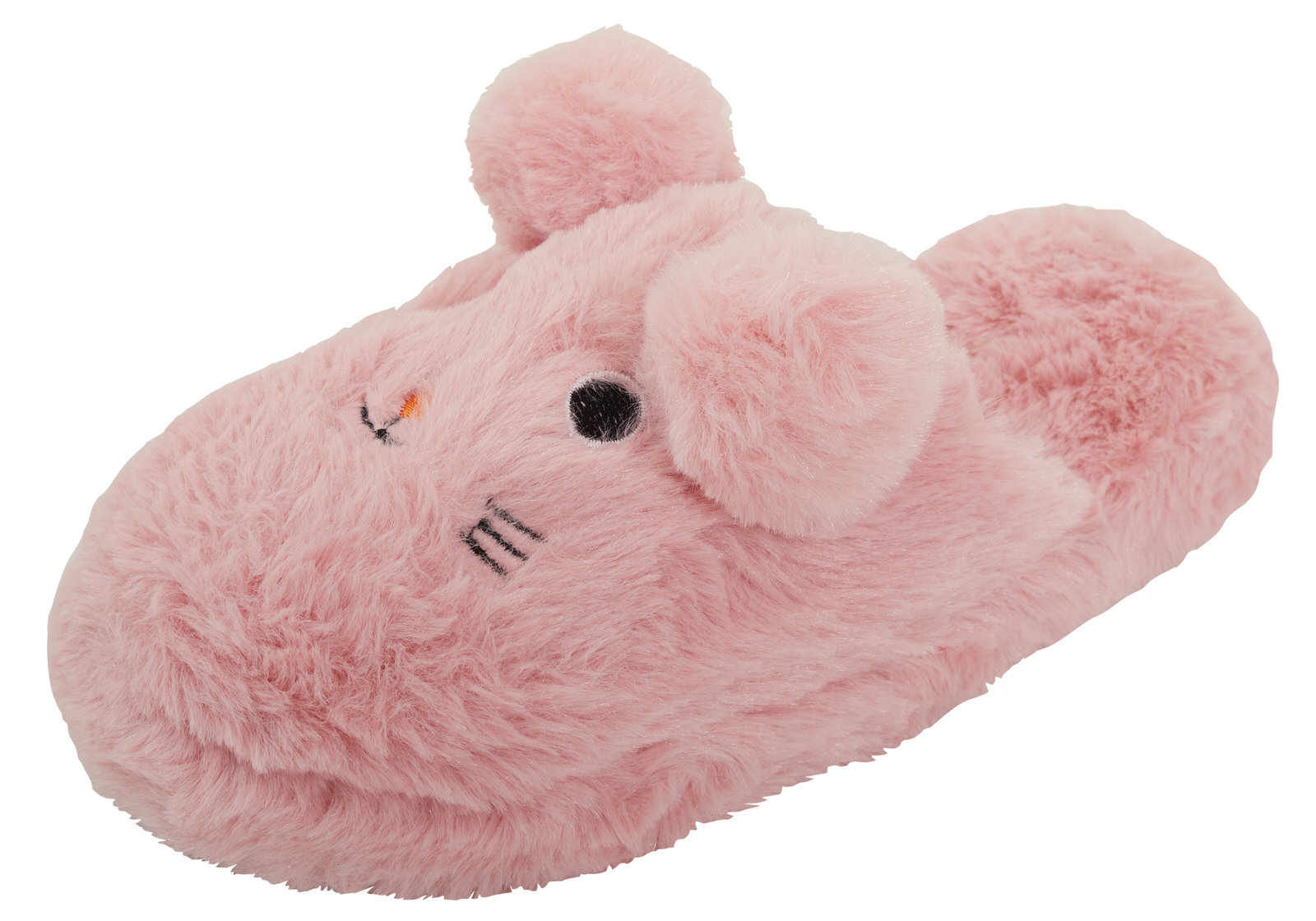 Girls Kids Novelty Slippers Mouse Bunny Rabbit Animal Pink Grey New Sizes