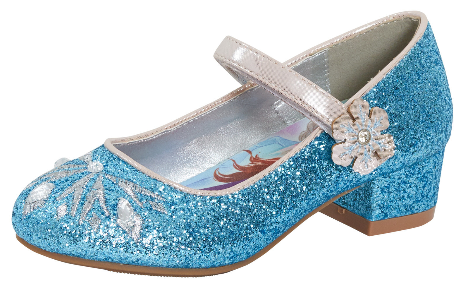 Disney Frozen 2 Girls Dress Up Shoes Kids Elsa Anna Glitter Low Heel Party Shoe eBay