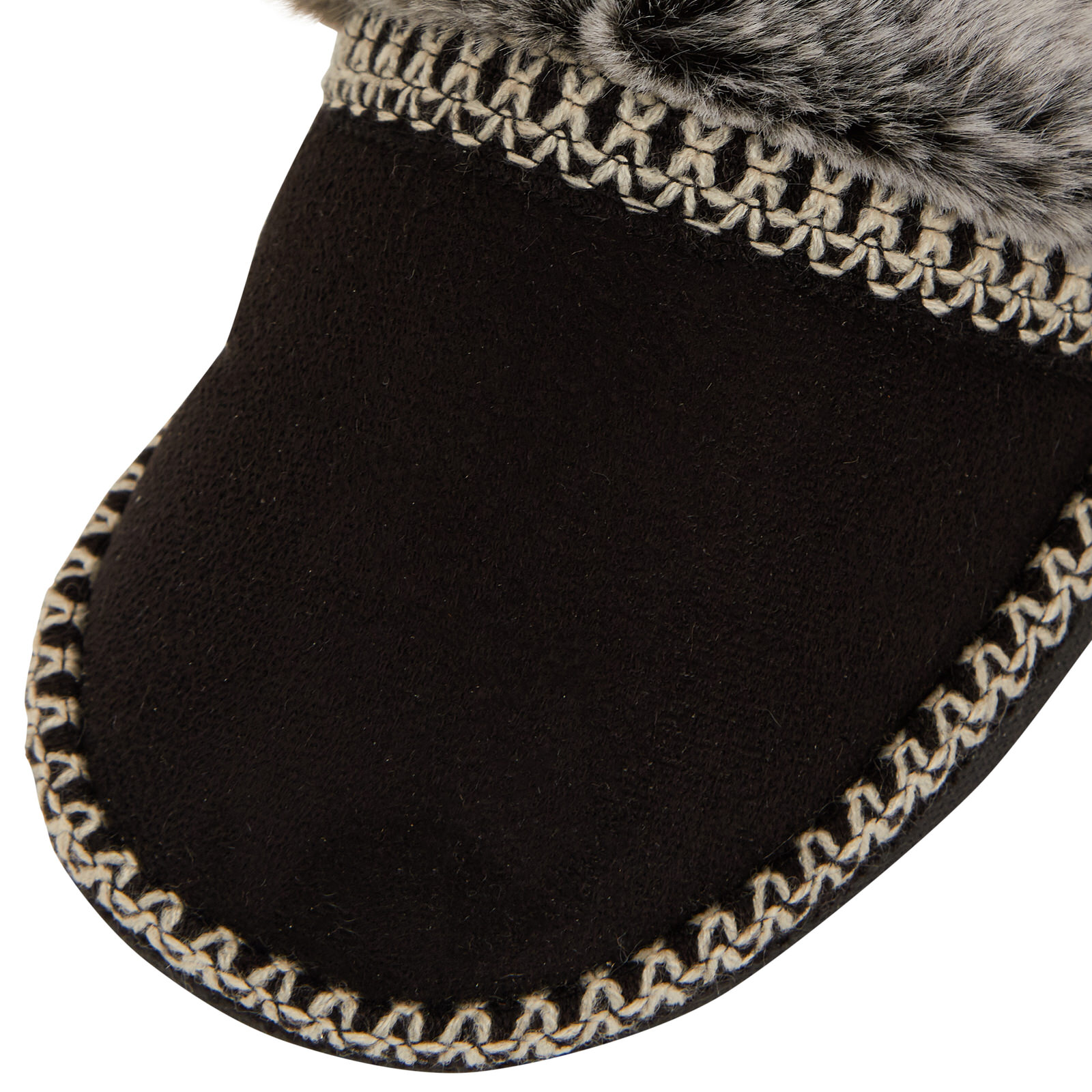 SAOLA Pantofole da donna foderate in pile slip on mulo donna peluche pelliccia sintetica casa scarpe regalo