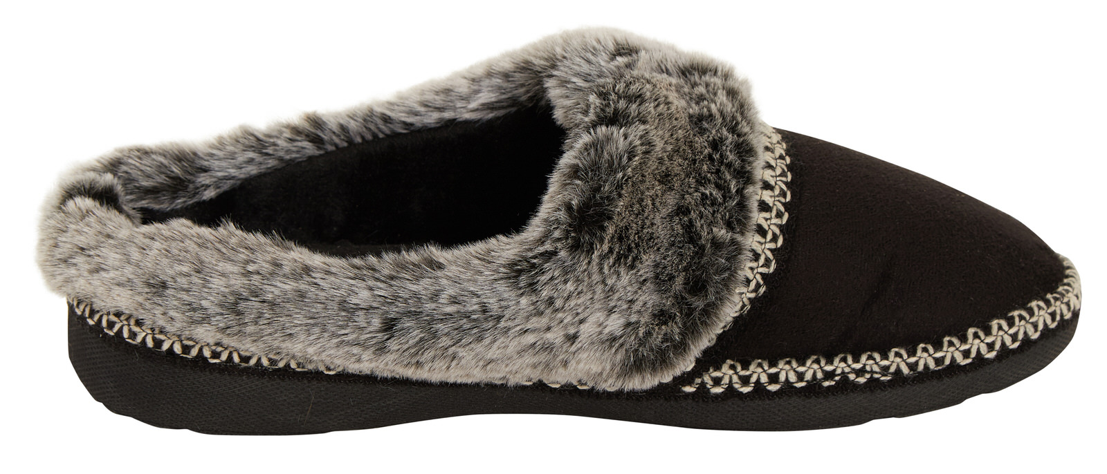 SAOLA Pantofole da donna foderate in pile slip on mulo donna peluche pelliccia sintetica casa scarpe regalo