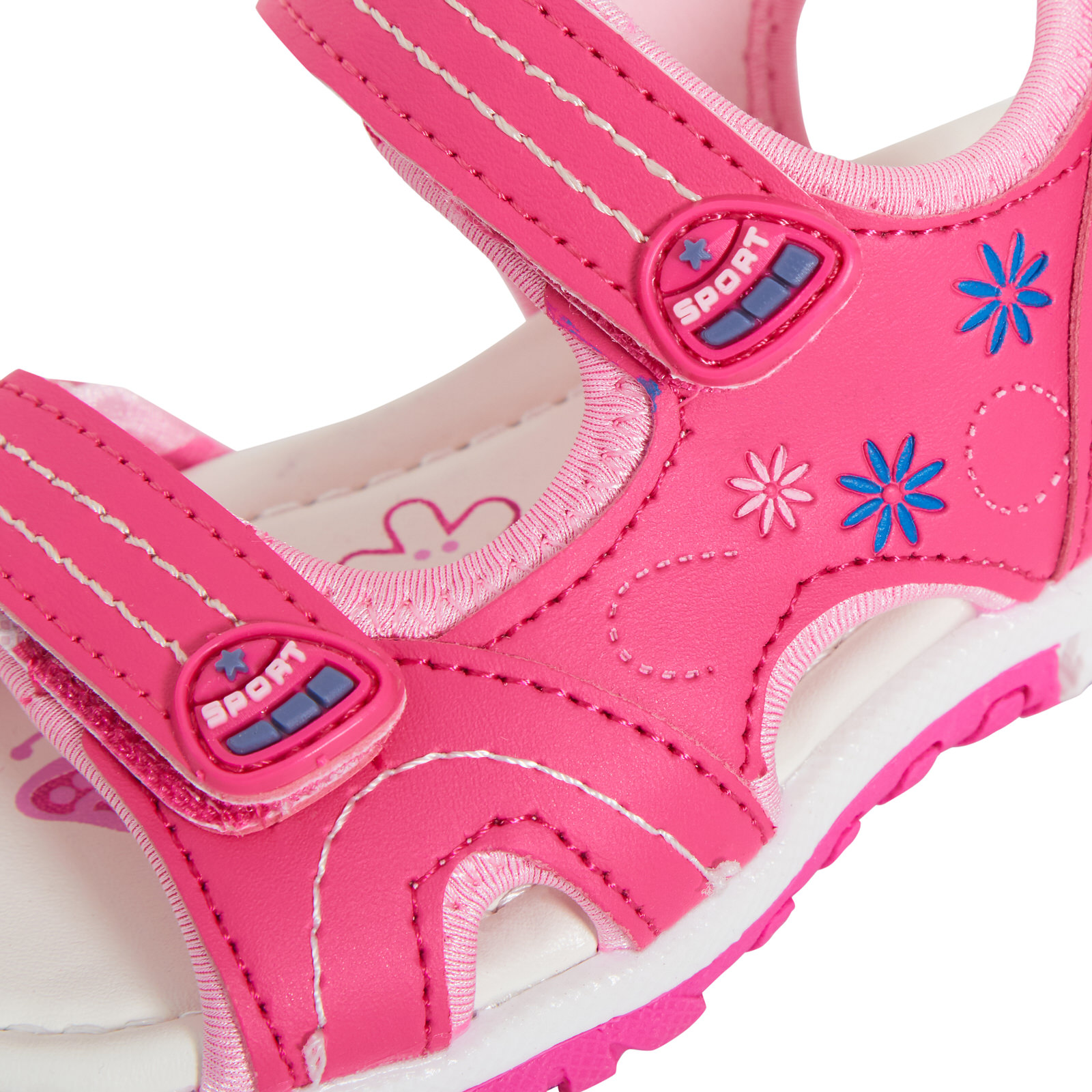 Girls Butterfly Sports Sandals Fully Adjustable Strappy Summer Shoes Holiday - Picture 13 of 64