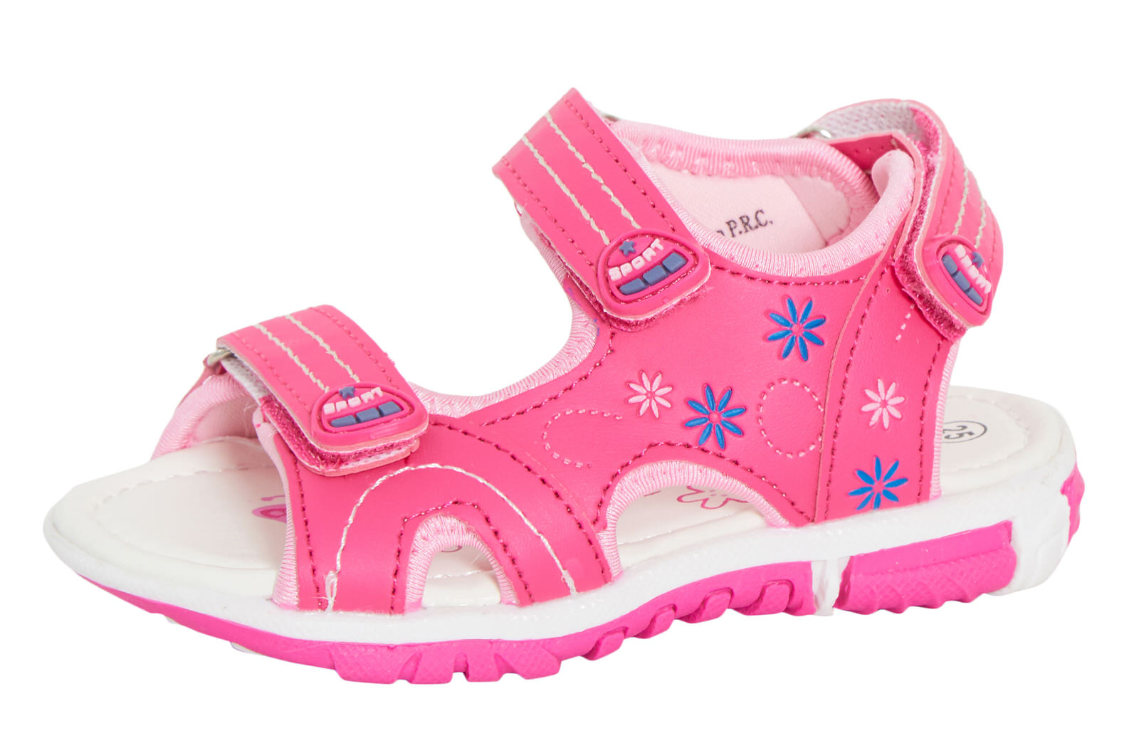 Girls Butterfly Sports Sandals Fully Adjustable Strappy Summer Shoes Holiday - Picture 17 of 64