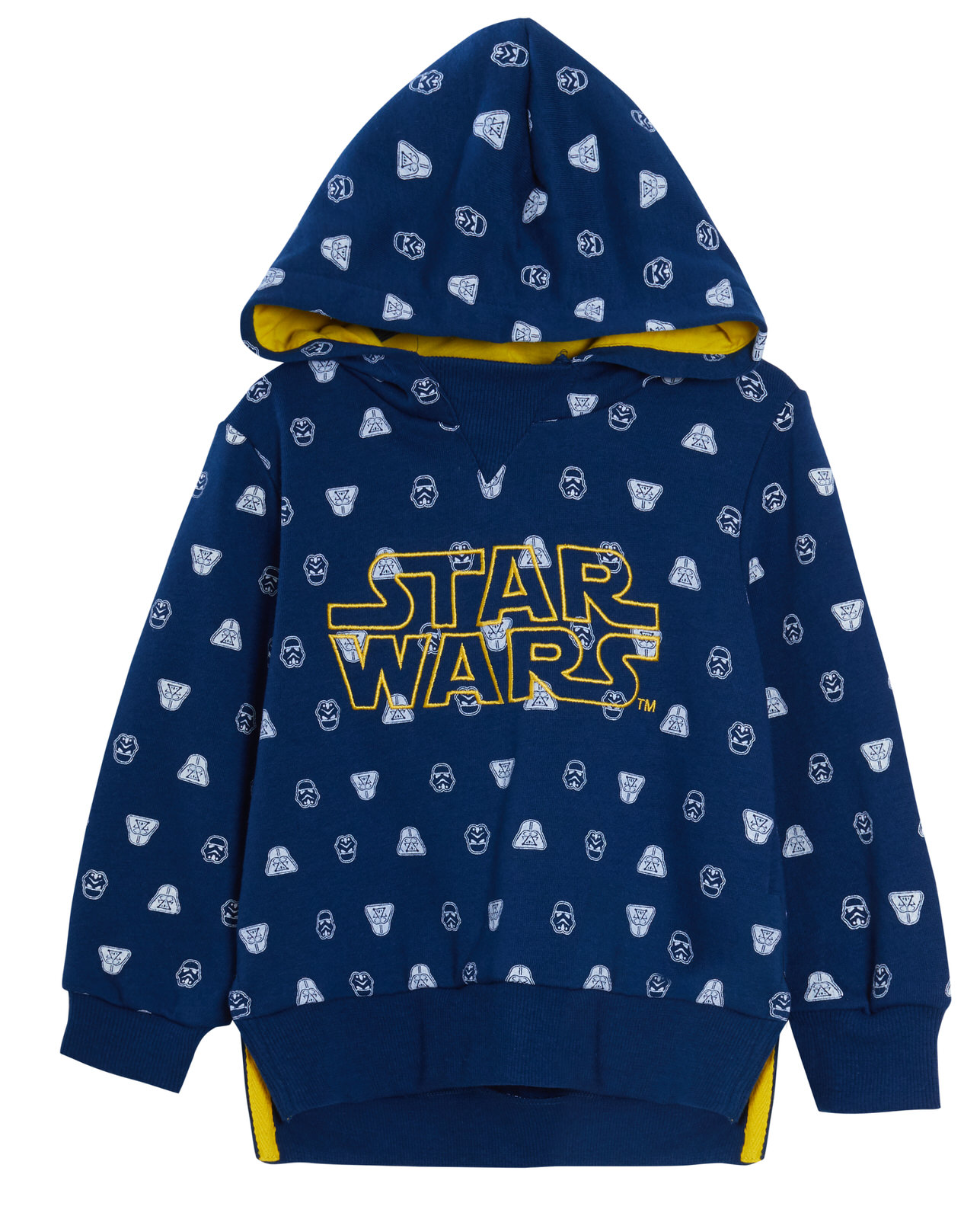 Boys Star Wars Hoodie Kids Darth Vader Storm Trooper Fleece Hoody Jumper Top - Picture 2 of 5