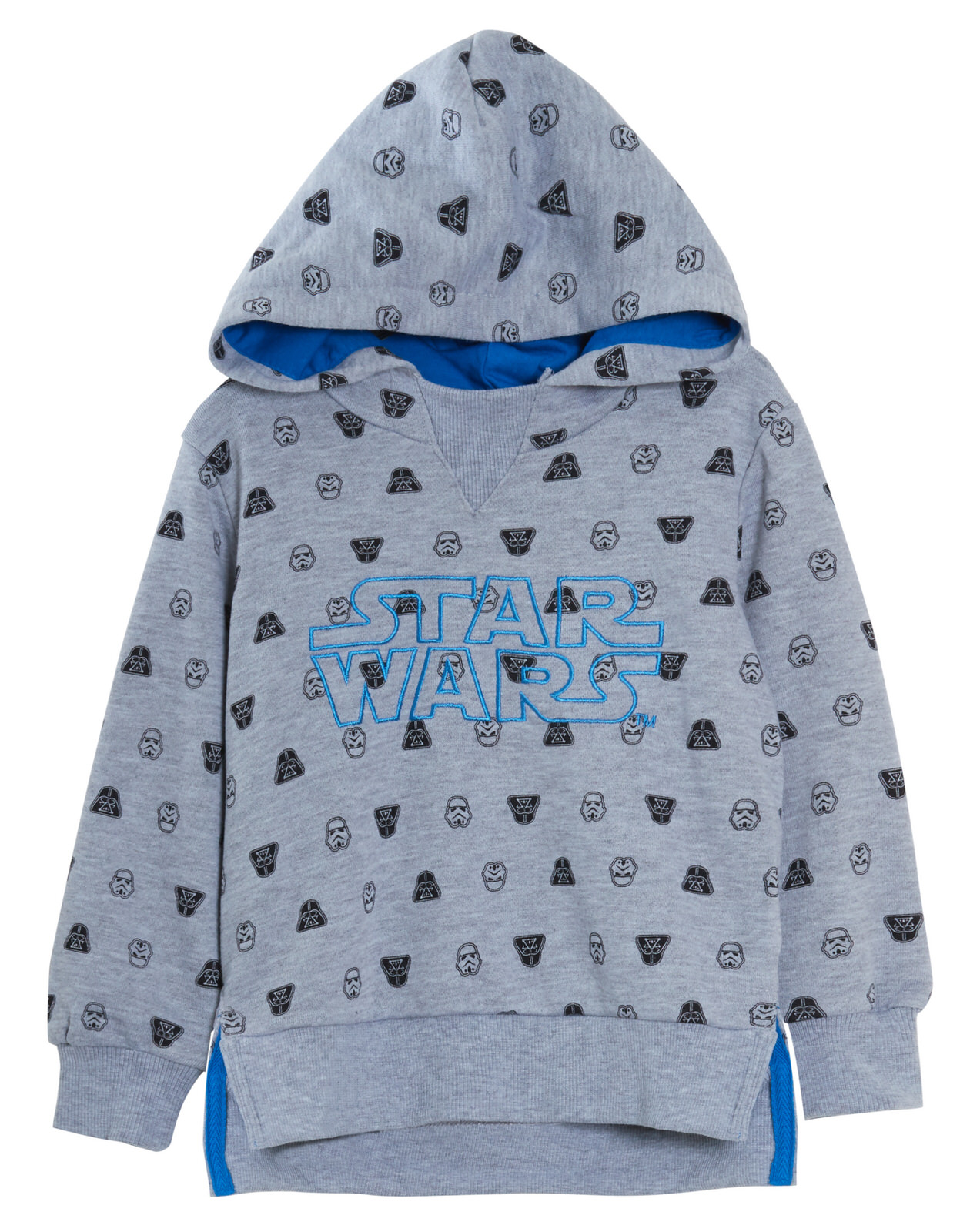 Boys Star Wars Hoodie Kids Darth Vader Storm Trooper Fleece Hoody Jumper Top - Picture 4 of 5