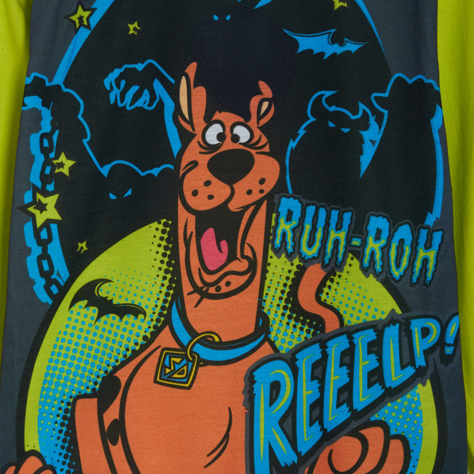 Boys Scooby Doo Full Length Pyjamas Kids Character 2 Piece Pj Set Nightwear Size - Picture 8 of 10
