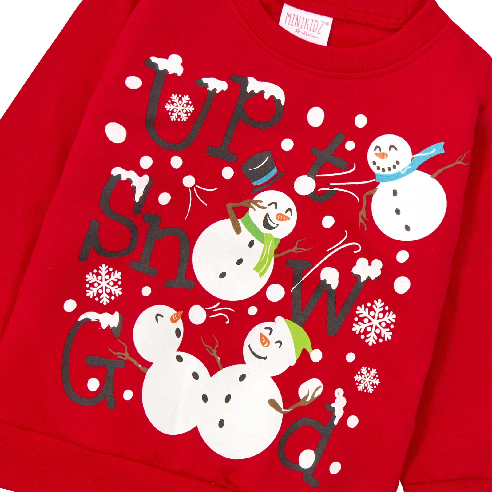 Girls Boys Christmas Jumpers For Kids 100% Cotton Sweater Novelty Xmas Tops      - Picture 27 of 31