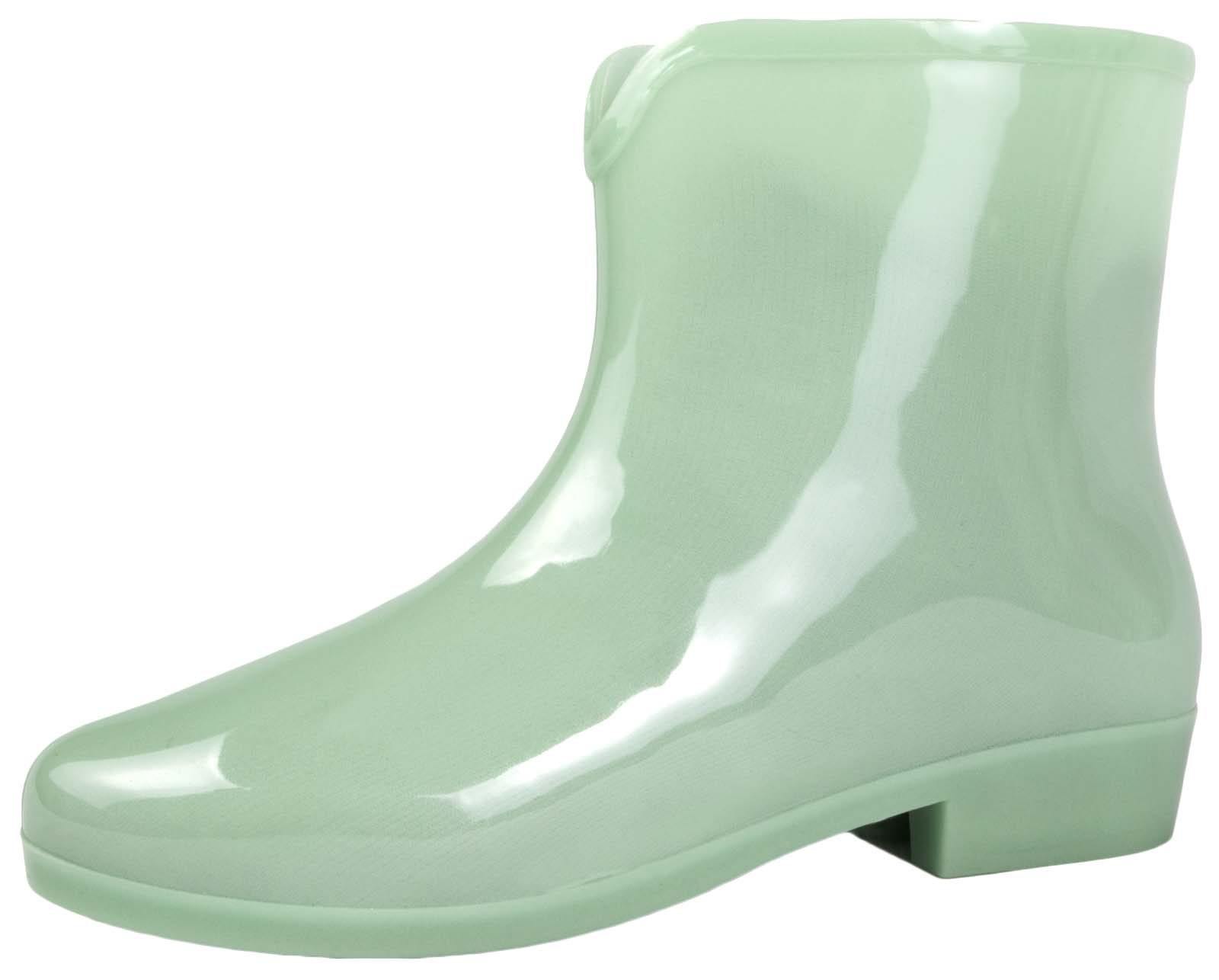 WOMENS LADIES ANKLE GLOW IN THE DARK WELLIES WELLINGTON FESTIVAL RAIN BOOTS 3-8 - Picture 9 of 25