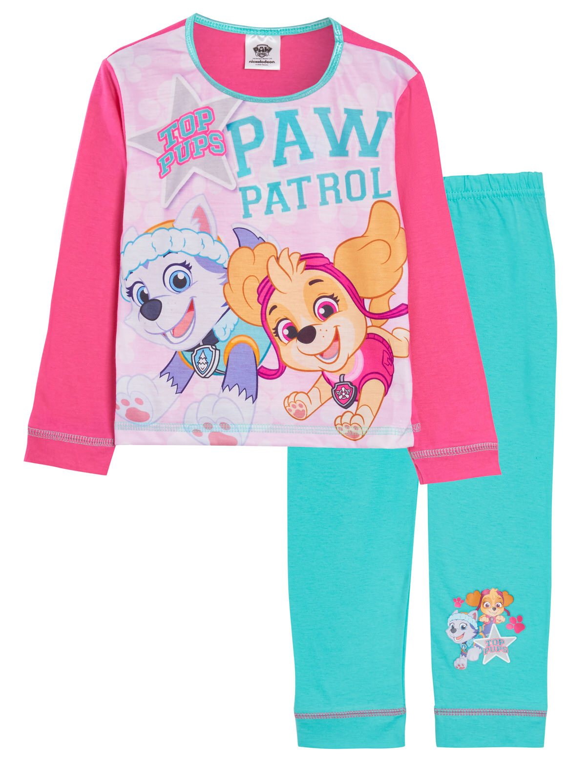 Nickelodeon Paw Patrol Pyjamas Boys Girls 2 Piece Full Length Pjs Set Kids Size - Picture 30 of 36