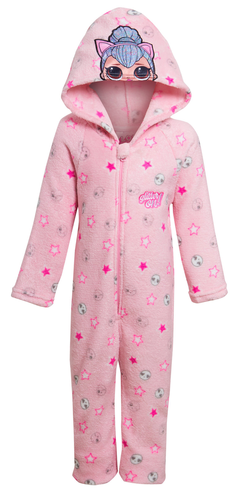 Girls LOL Surprise Dolls Fleece All In One Pyjamas Onezee Character Sleepsuit | eBay