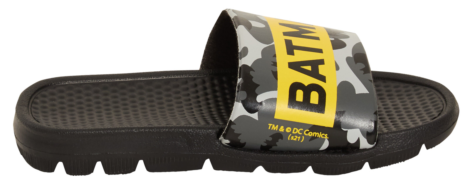 DC Comics Batman Sports Sandals For Kids – Adjustable Straps, Lightweight & Superhero Design (Yellow/Black)
