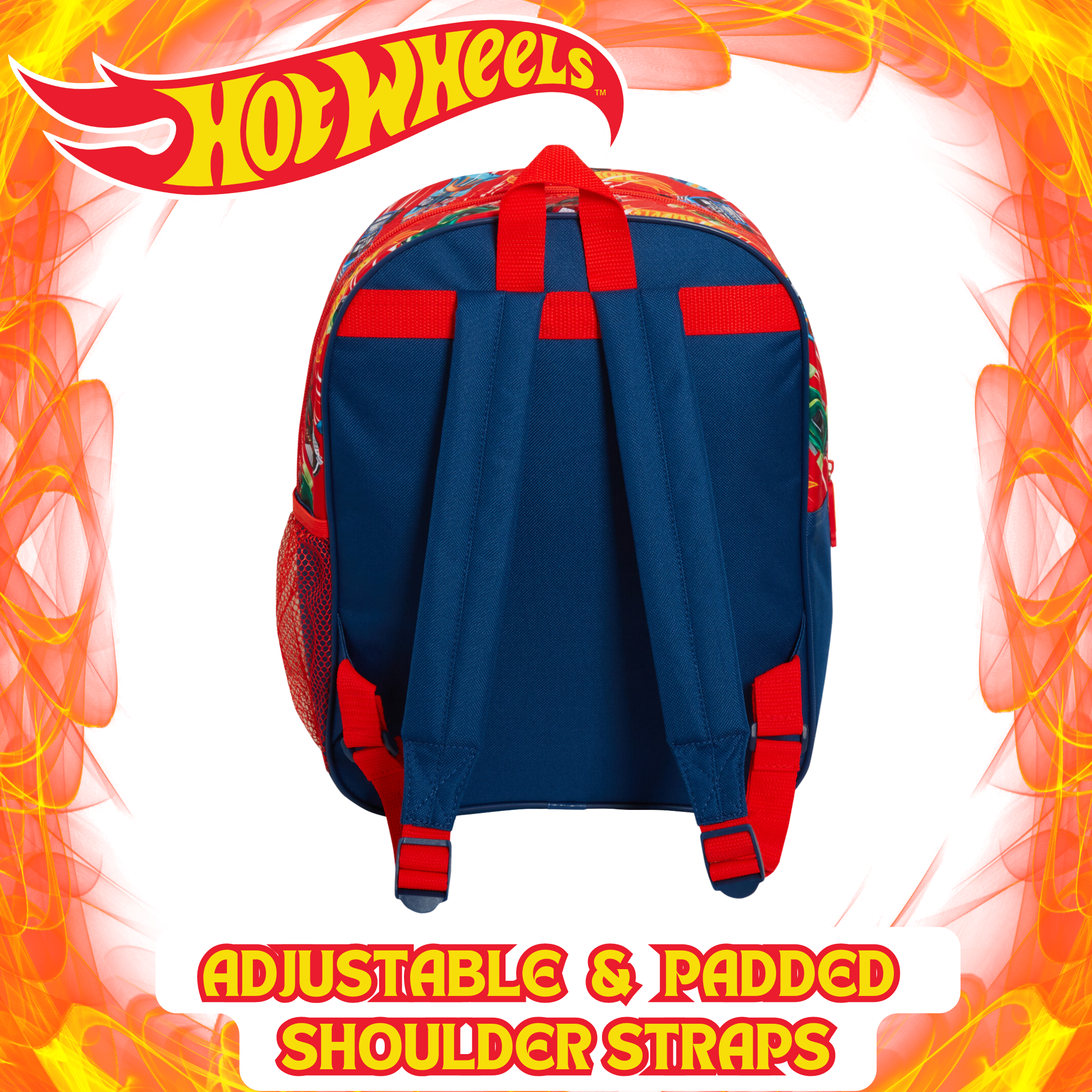 Hot Wheels Backpack Toy Cars Bag for Kids Travel Sports Back to School Rucksack - Picture 14 of 19