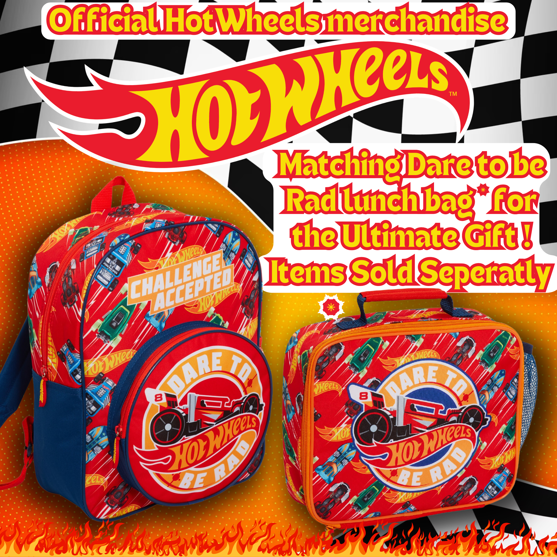Hot Wheels Backpack Toy Cars Bag for Kids Travel Sports Back to School Rucksack - Picture 13 of 19