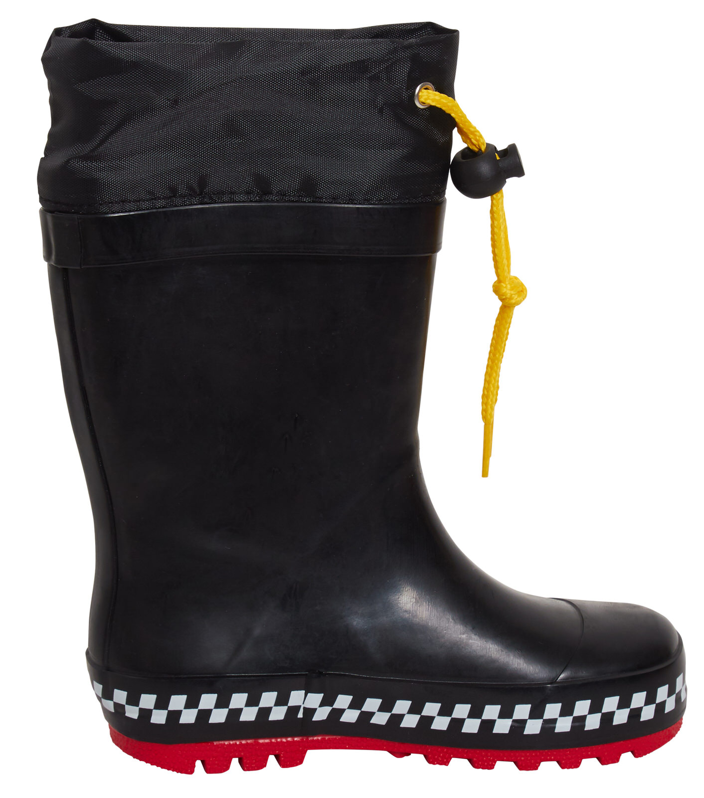 Disney Cars Wellington Boots Boys Tie Top Wellies Lightning McQueen Rain Boots - Picture 4 of 6