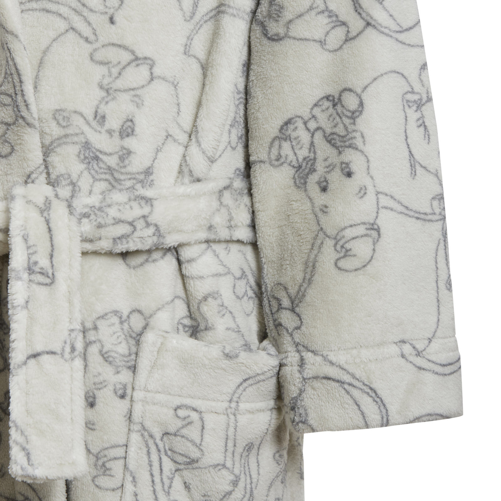 Disney Dumbo Baby Boys Baby Girls Dressing Gown Unisex Grey Elephant Bath Robe - Picture 9 of 13