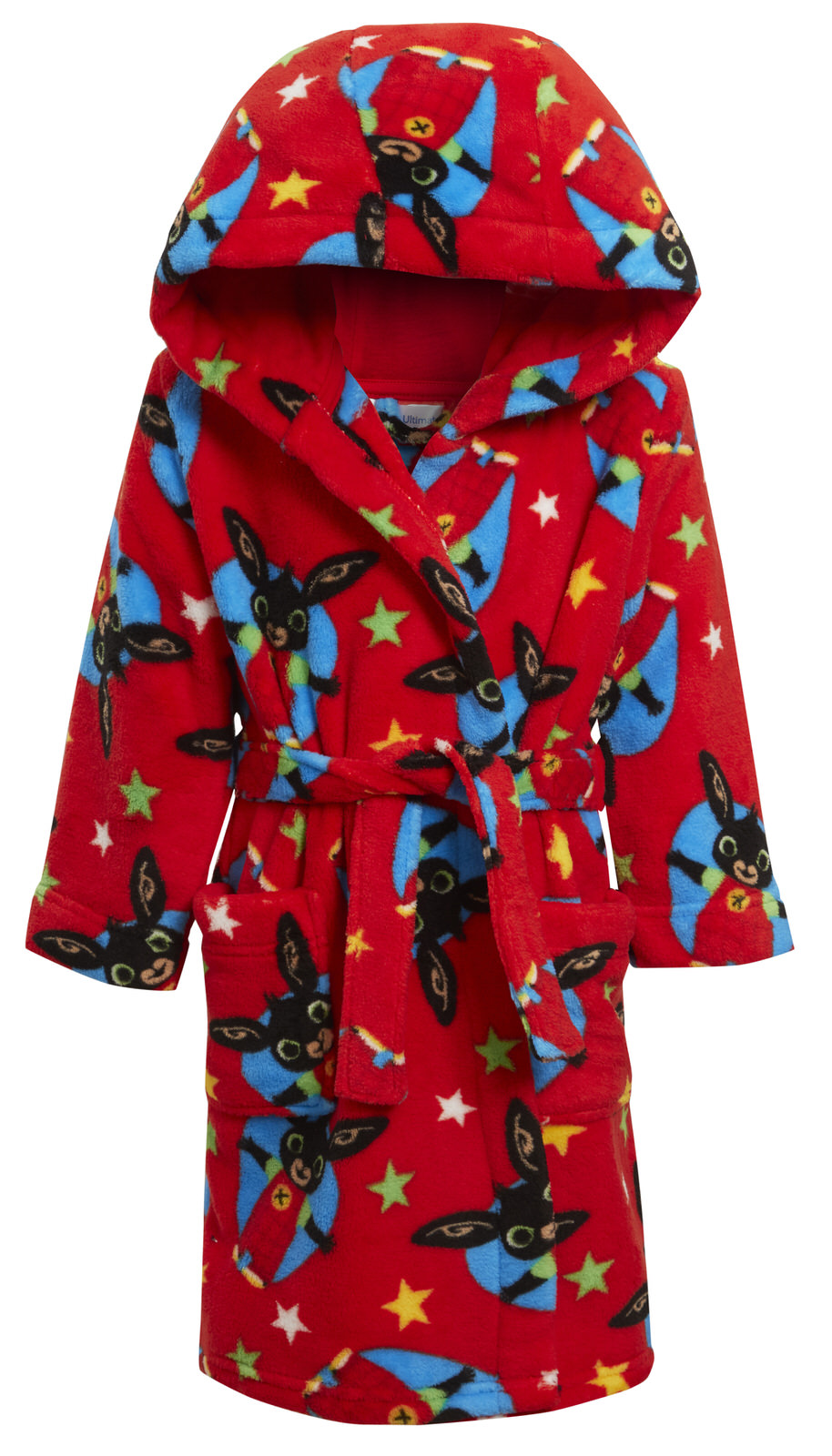 Bing Bunny Morgenmantel Kinder Bademantel mit Kapuze Jungen Mädchen Fleece Figur Morgenmantel - Bild 6 von 13