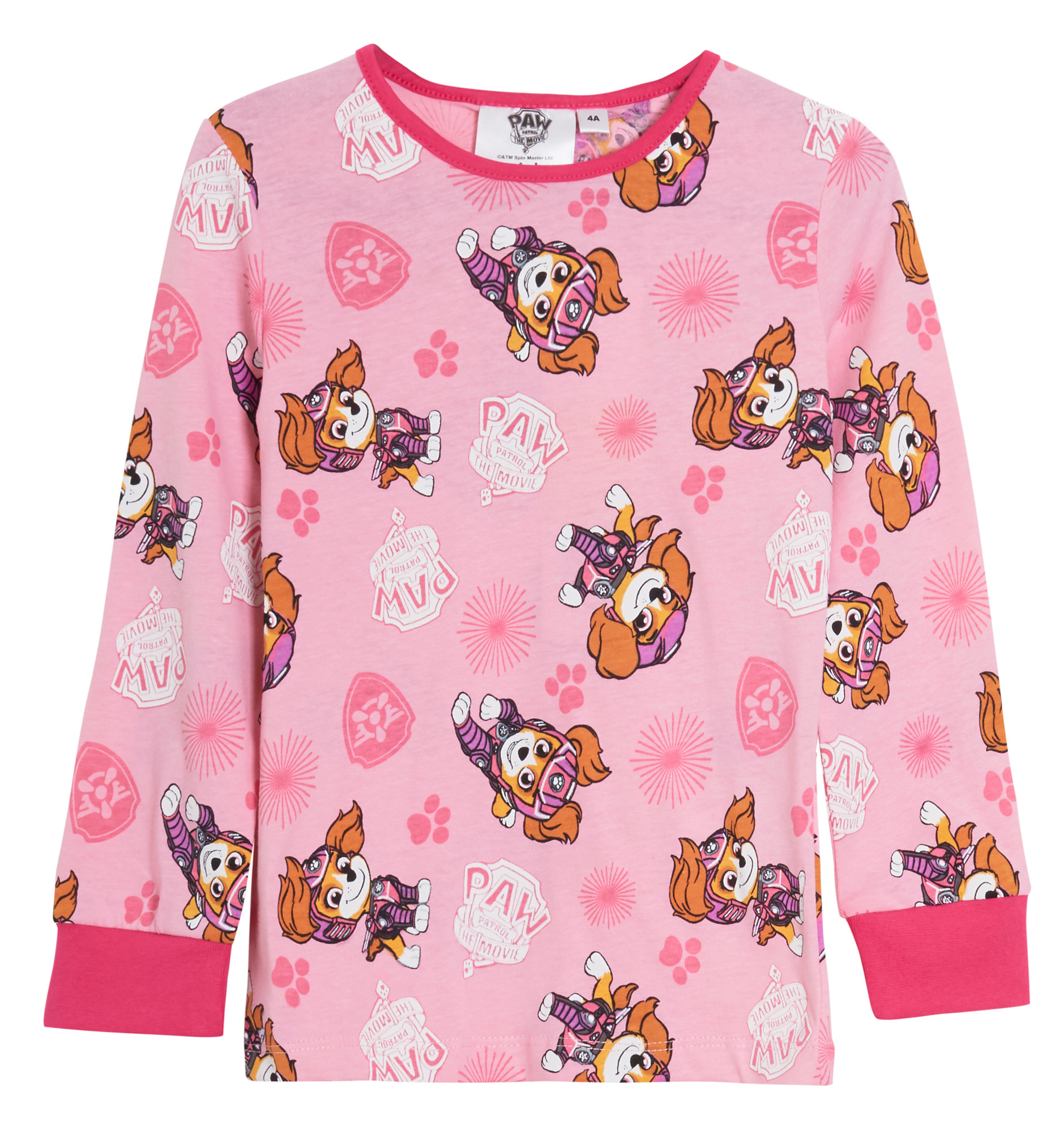 Girls Paw Patrol Pyjamas Kids Skye Full Length Long Pjs Nightwear Loungewear Set - Picture 8 of 22