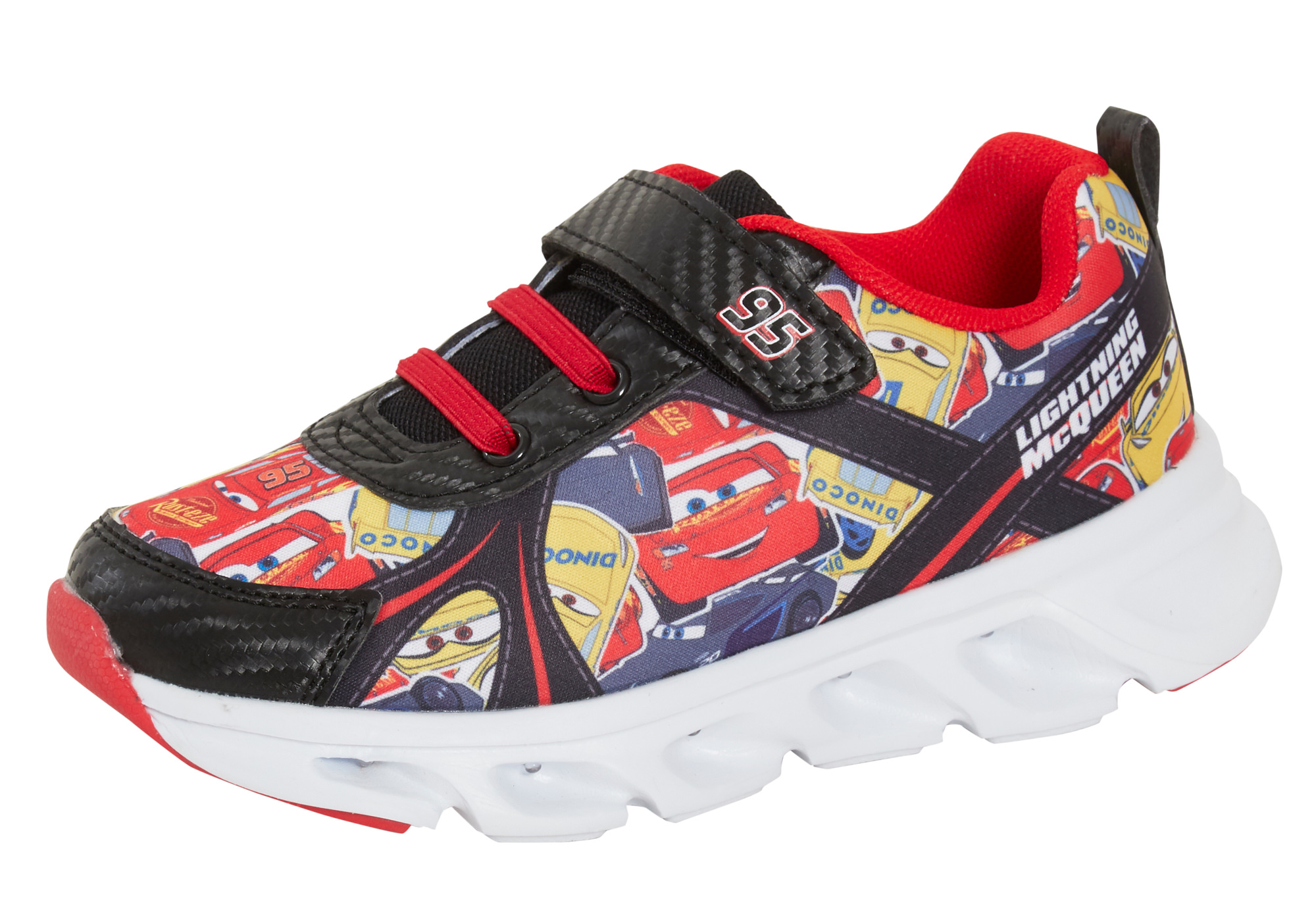 Disney Cars Light Up Trainers Kids Lightning McQueen