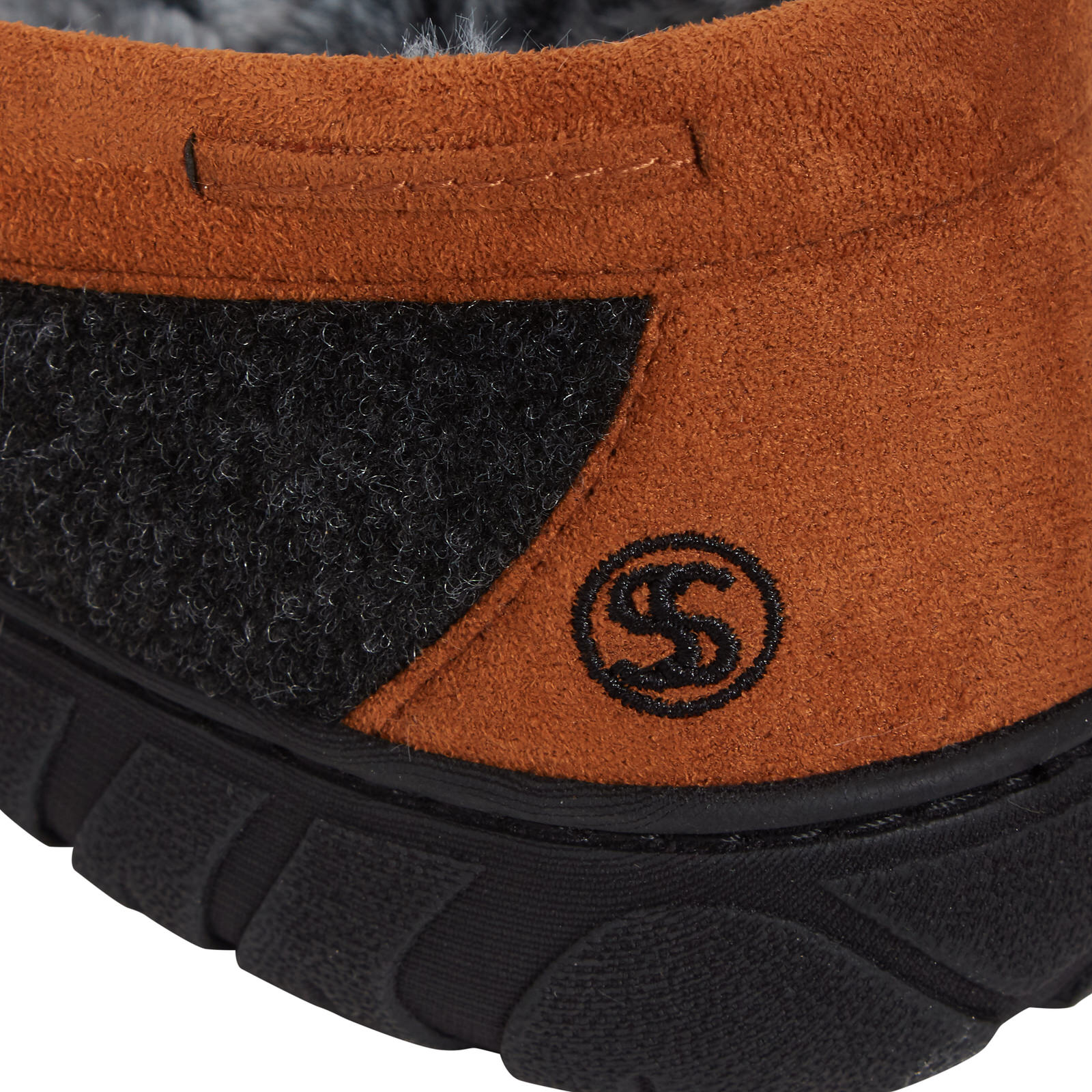 Mens Memory Foam Moccasin Slippers Faux Fur Lined Slip On Anti Slip House Shoes - Picture 30 of 39
