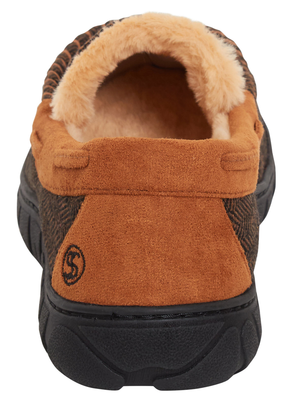Mens Memory Foam Moccasin Slippers Faux Fur Lined Slip On Anti Slip House Shoes - Picture 20 of 39