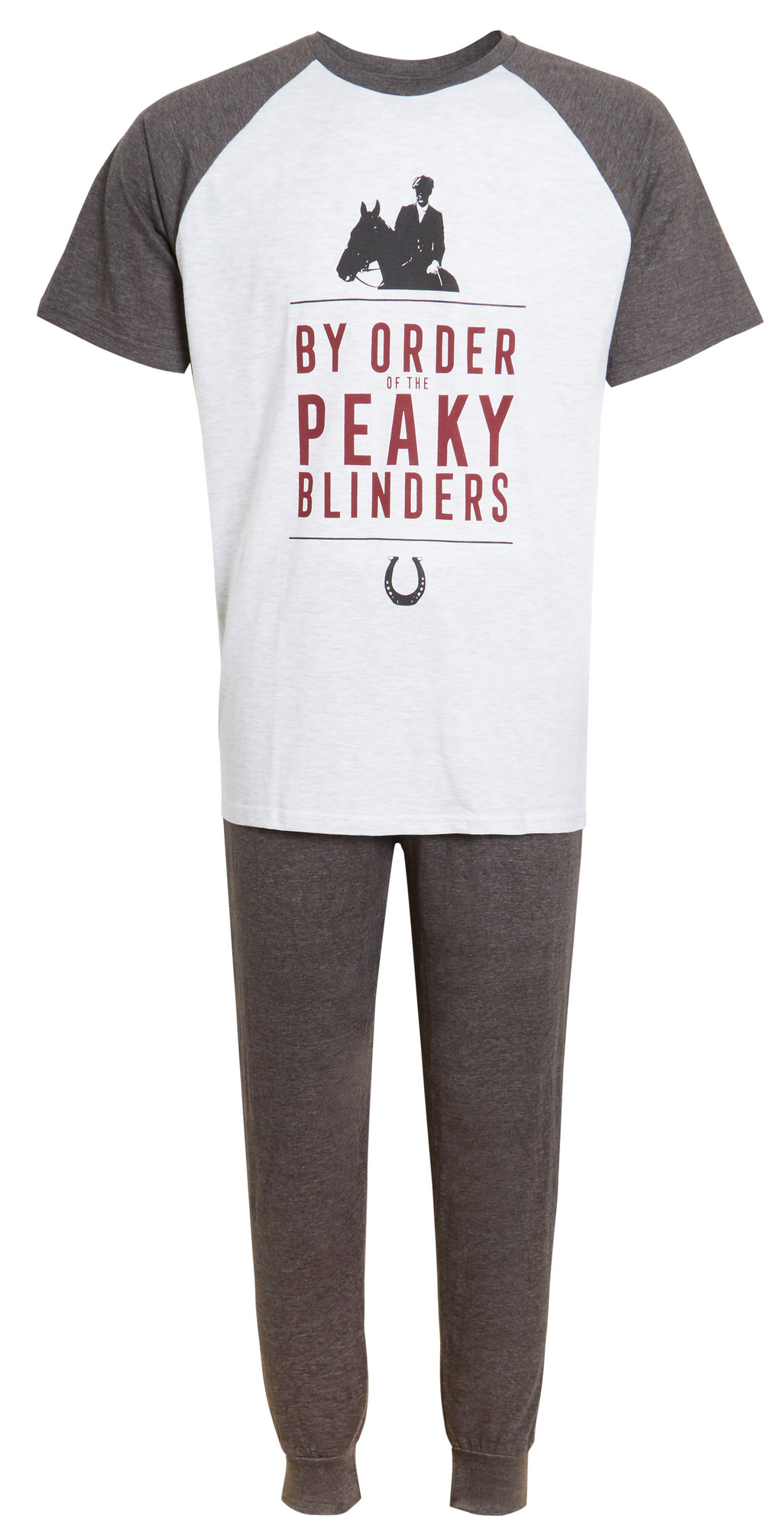 Mens Peaky Blinders Pyjamas Teens Short Sleeved T-Shirt + Lounge Pants Set Gift  - Picture 9 of 16