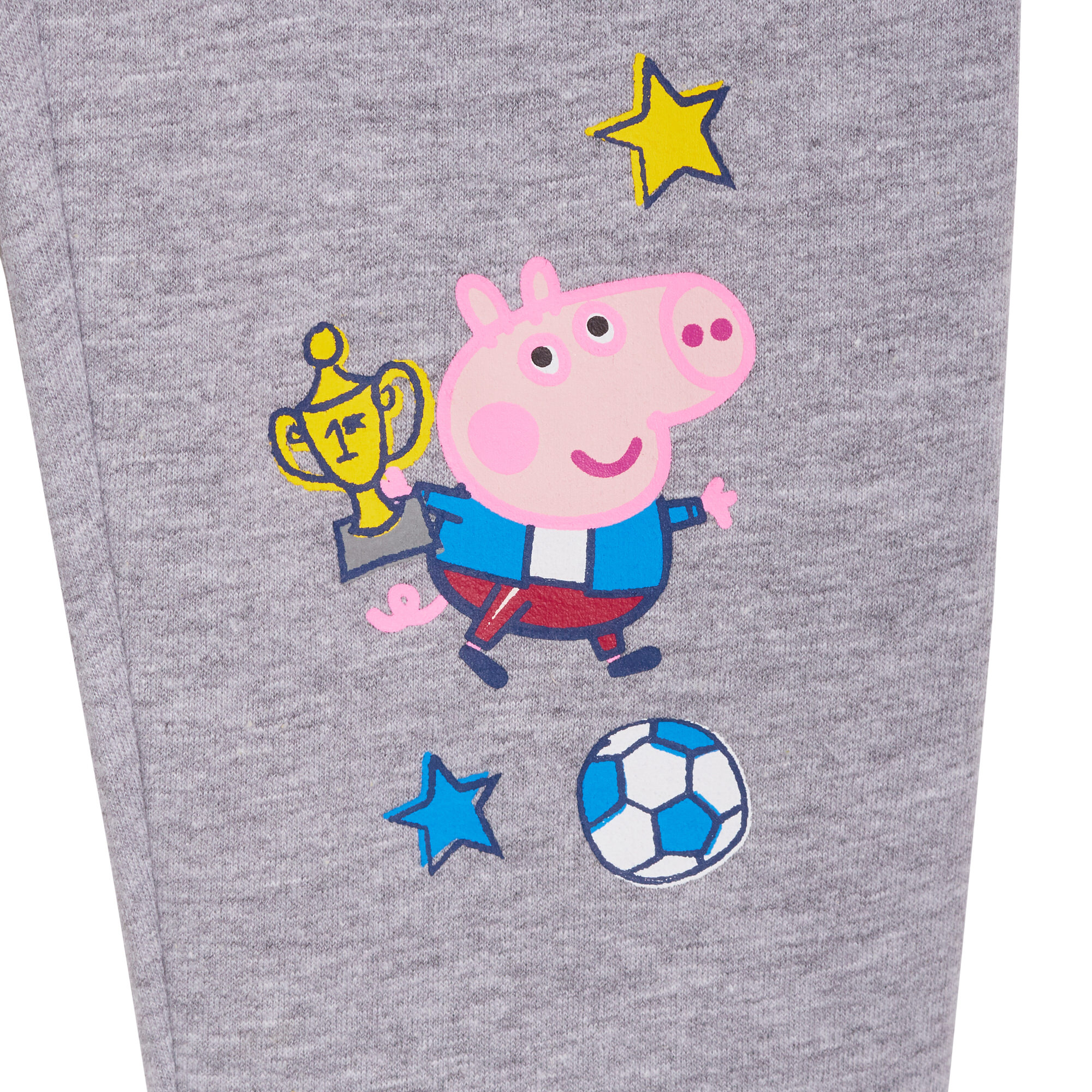 George Pig Boys T-Shirt + Joggers Set Kids Football Top Matching Daywear Outfit - Picture 9 of 17