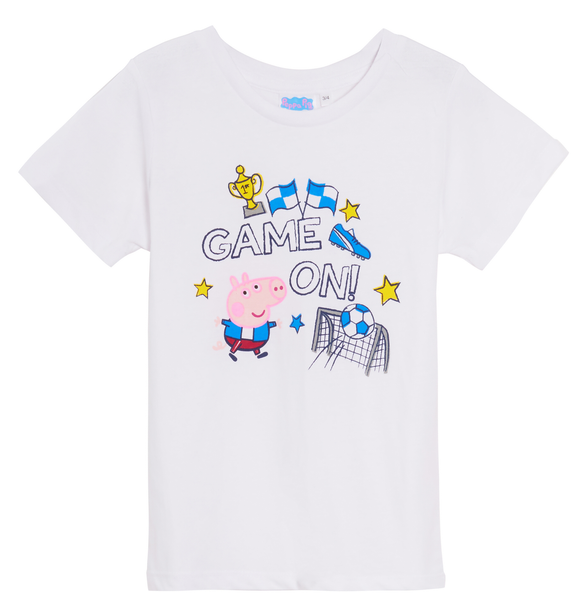 George Pig Boys T-Shirt + Joggers Set Kids Football Top Matching Daywear Outfit - Picture 13 of 17