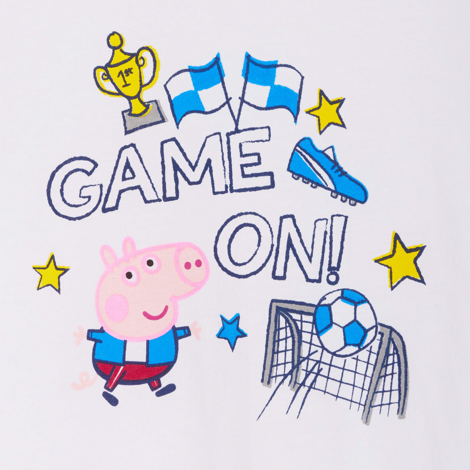 George Pig Boys T-Shirt + Joggers Set Kids Football Top Matching Daywear Outfit - Picture 17 of 17