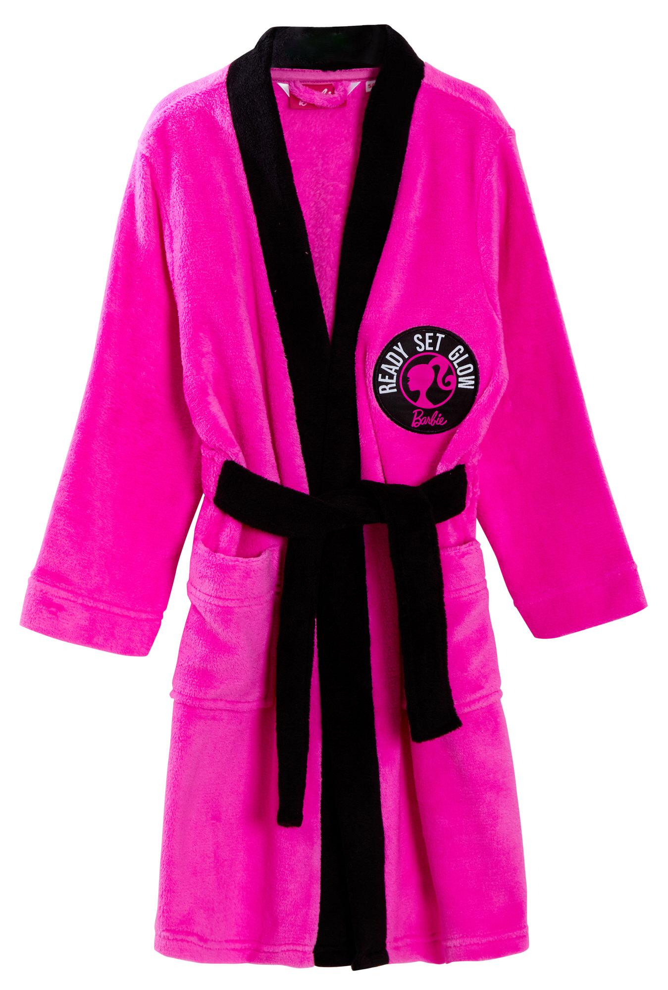 Girls Barbie Dressing Gown + Pyjamas Set Matching 3pc Nightware Bathrobe + Pjs - Picture 17 of 19