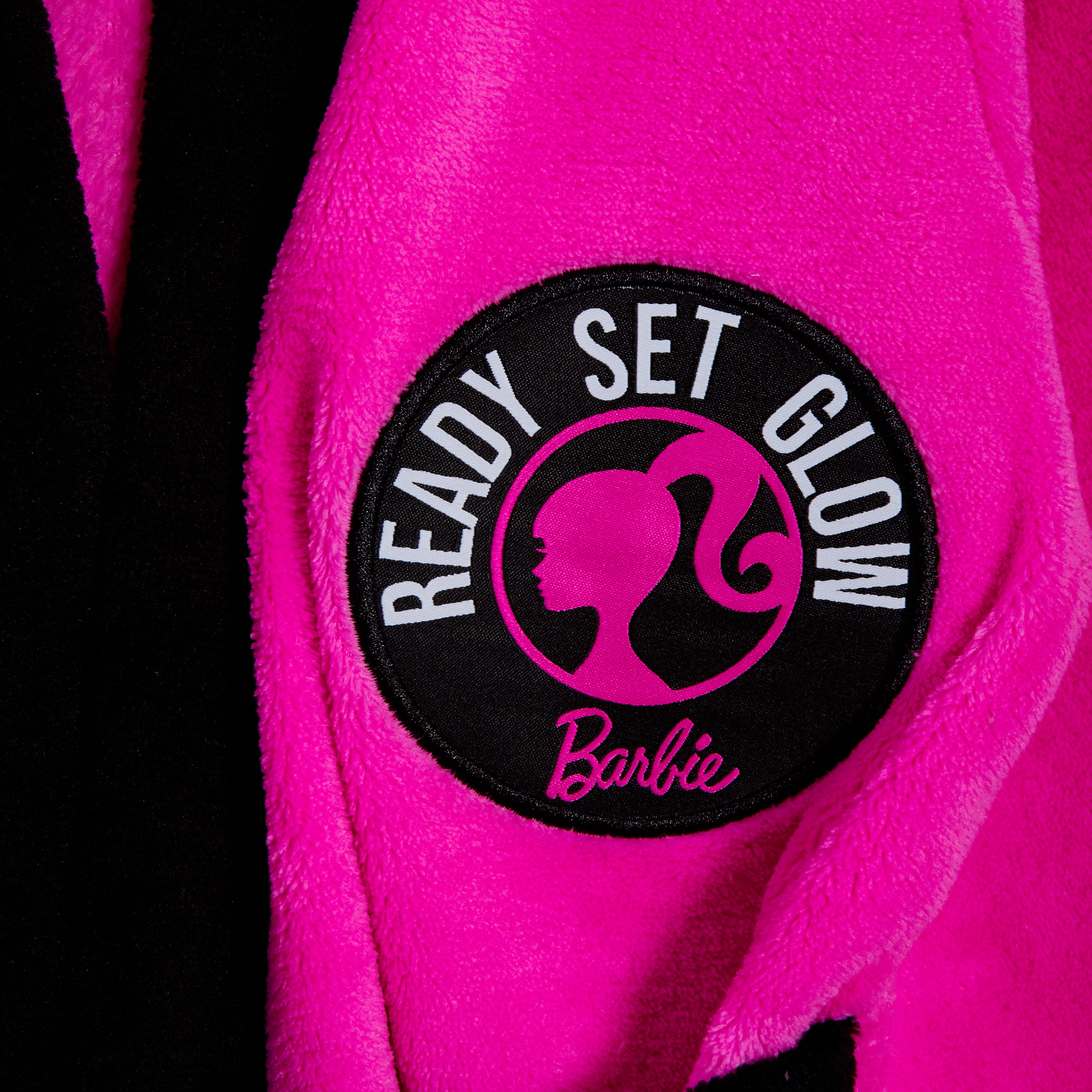 Girls Barbie Dressing Gown + Pyjamas Set Matching 3pc Nightware Bathrobe + Pjs - Picture 18 of 19