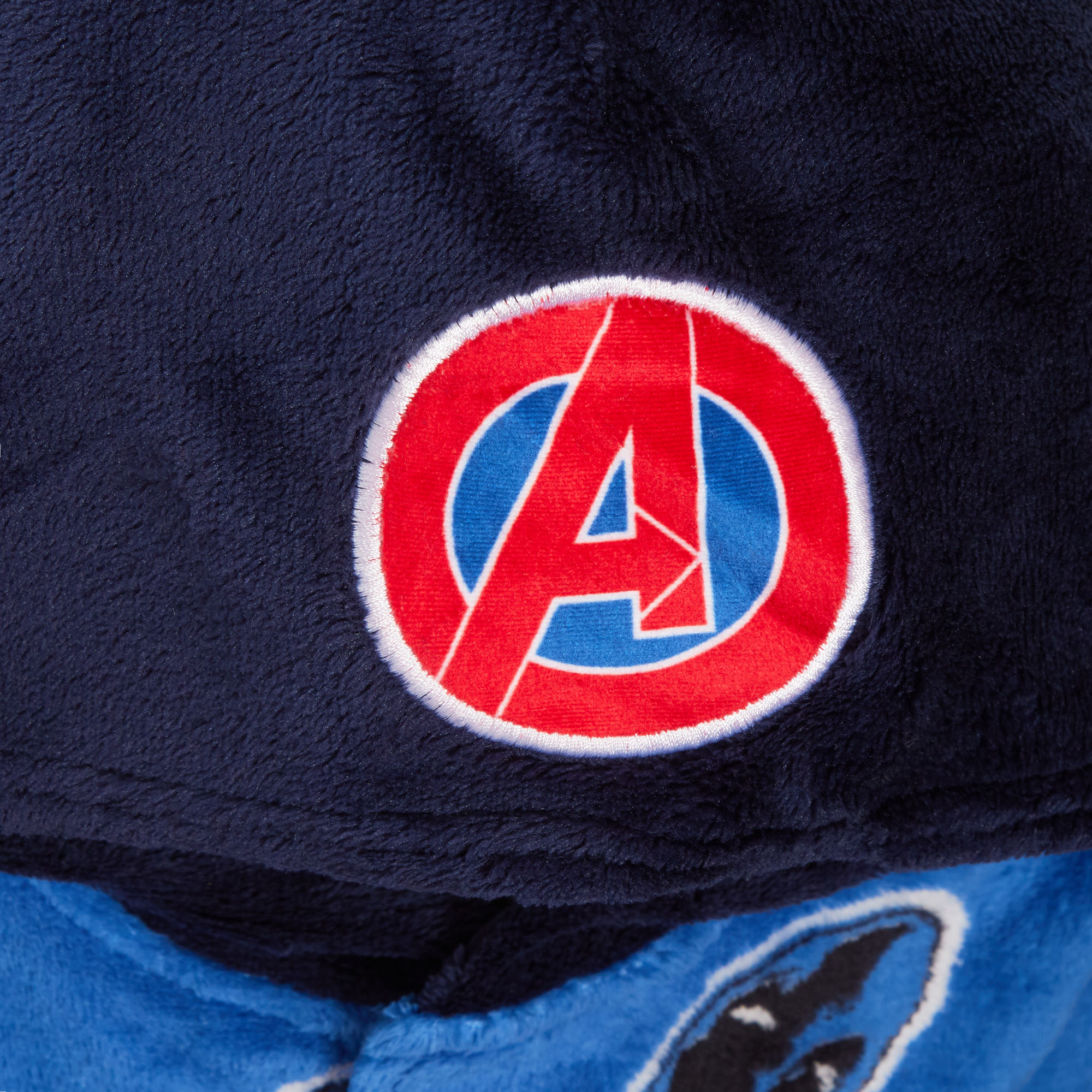 Avengers Dressing Gown For Boys Marvel Super Hero Kids Dress Up Hooded Bath Robe - Picture 11 of 21